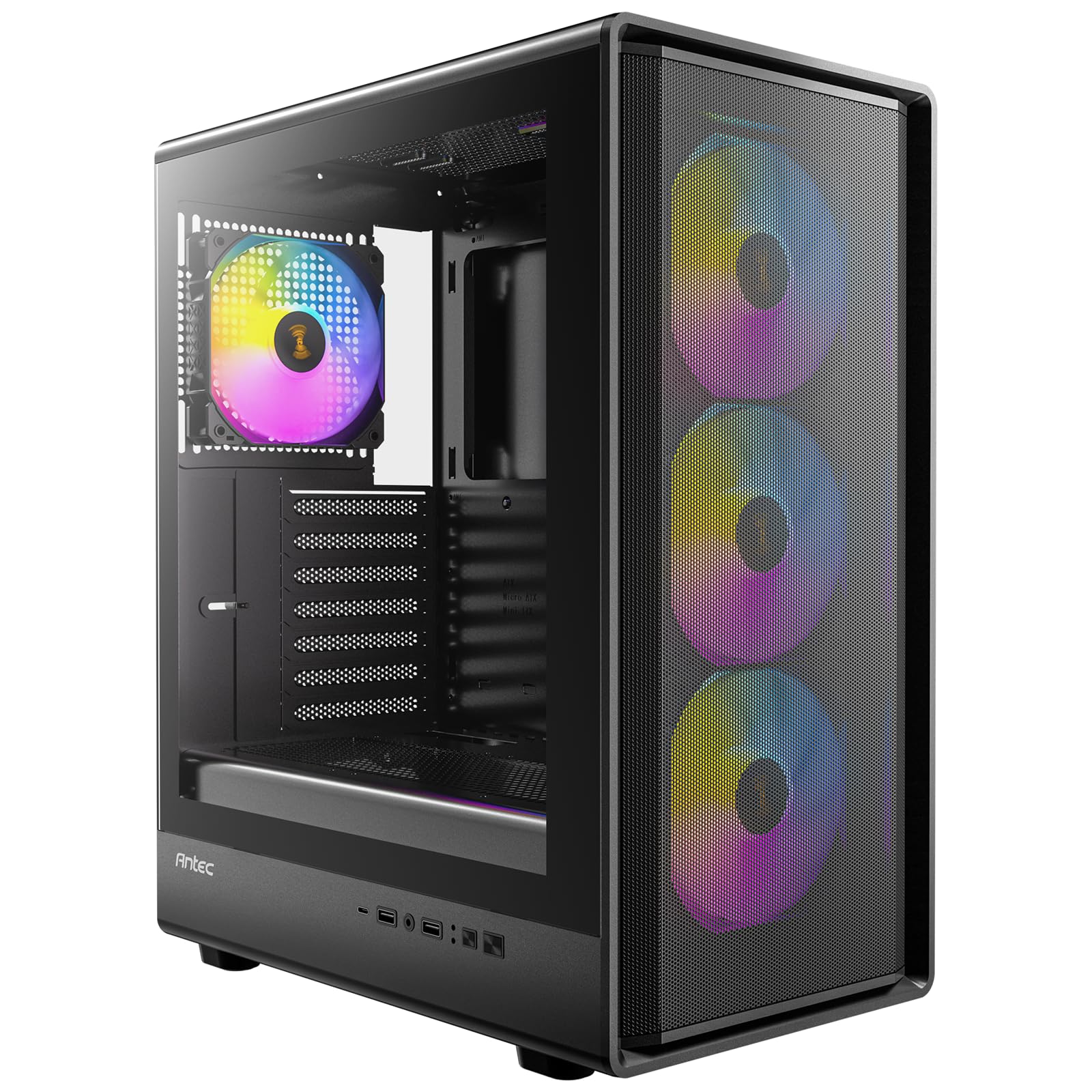 ANTEC Performance P6 Neo ARGB Boîtier PC ATX Tour midi, Noir