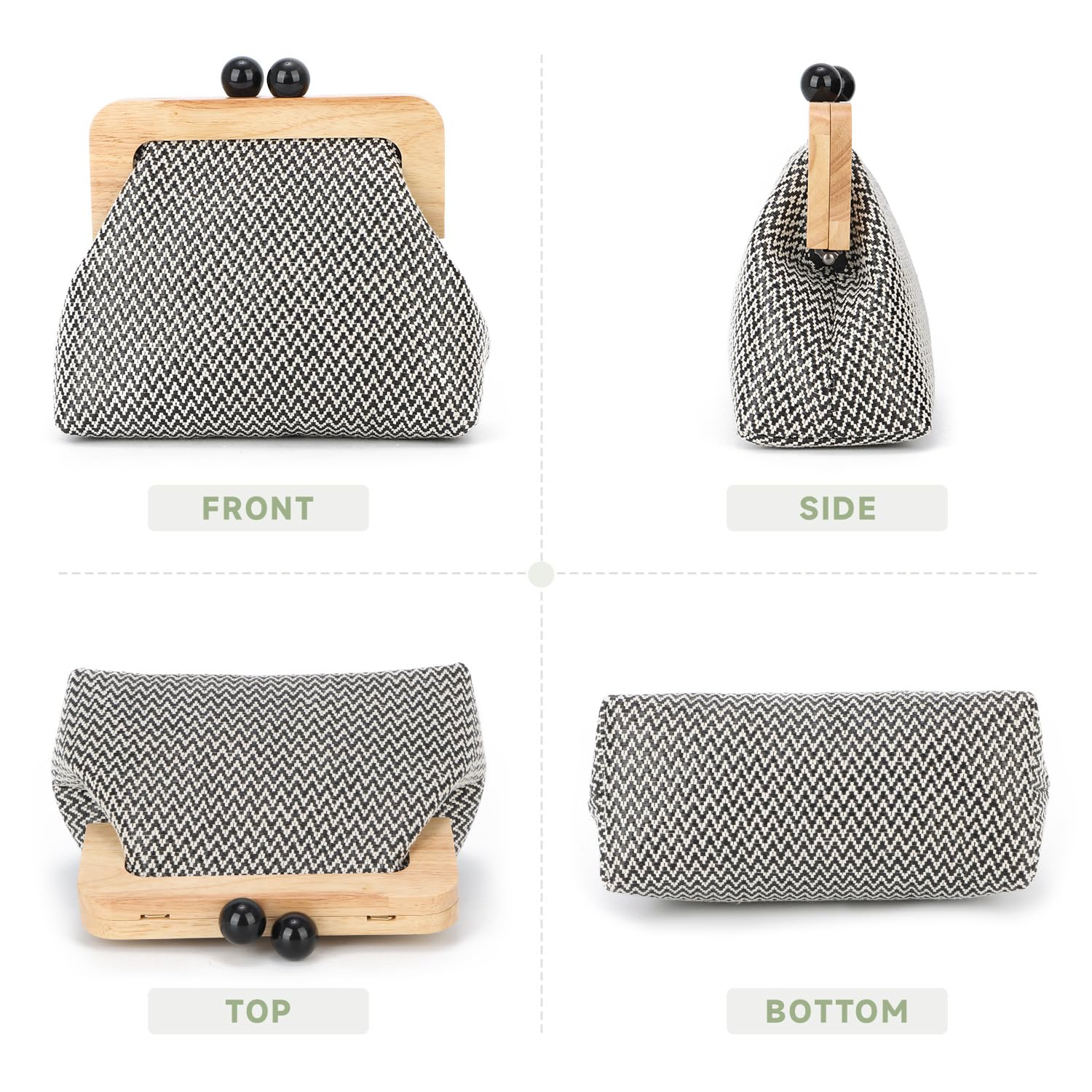 Carteras para mujer Bolso de paja de playa Bolsos bandolera para mujer Bolso de hombro para boda Bolso bandolera de hombro