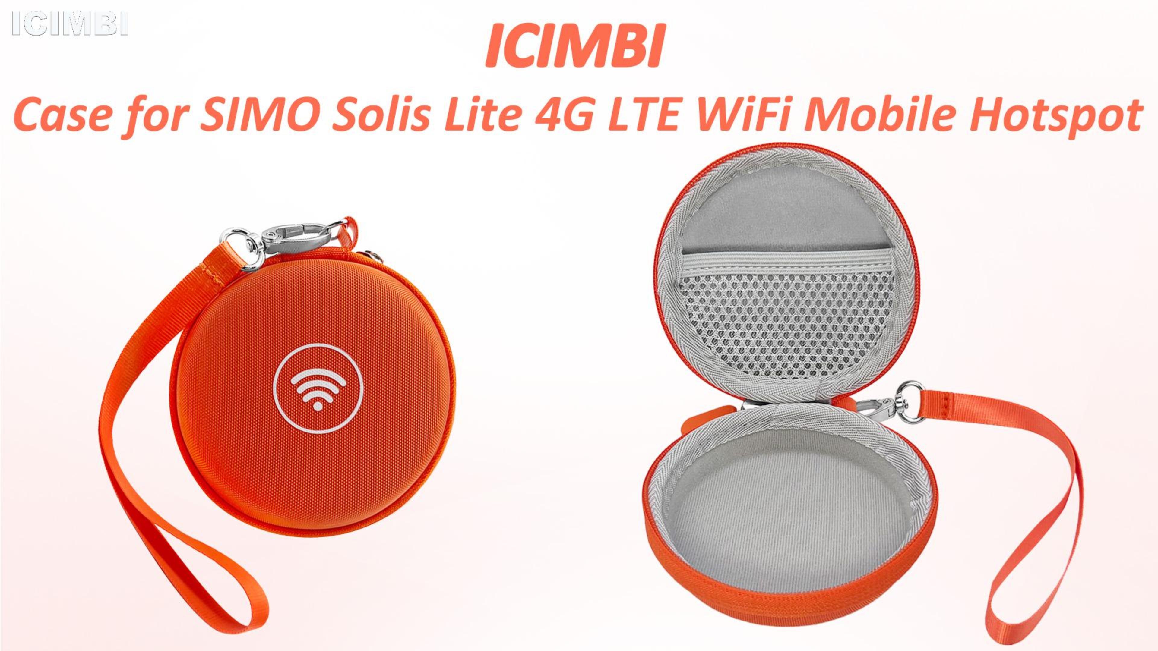 Simo Box EVA Mobile Hotspot Carrier For SIMO Solis Lite 4G LTE WiFi Mobile ...