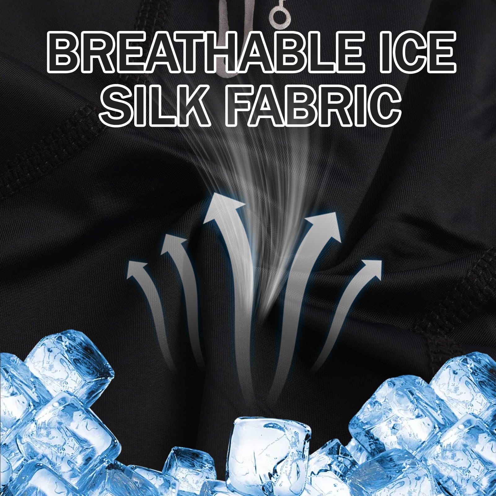 Cagoule Été pour Homme et Femme, Cagoule Moto ete Masque Moto, Masque d'orage rafraîchissant en Soie glacée pour Les Sports de Plein air comme Le vélo, la Moto et Le Cyclisme