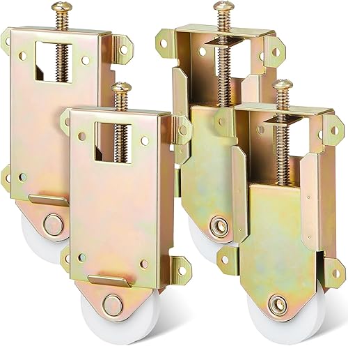 Therwen 4 piezas de rodillos para puerta de espejo, ruedas cóncavas de nailon de 1-12 pulgadas, centros de agujeros de 2-12 pulgadas, ruedas de Therwen 4 piezas de rodillos para puerta de espejo, ruedas cóncavas de nailon de 1-12 pulgadas, centros de agujeros de 2-12 pulgadas, ruedas de