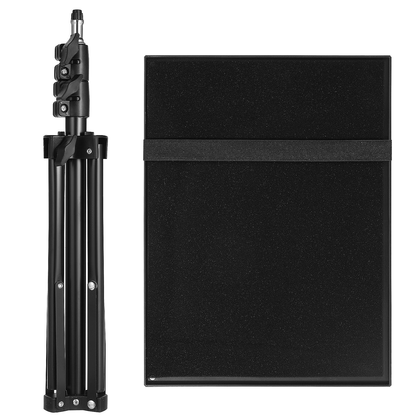 DOITOOL Supporto per Proiettore Portatile Regolabile Treppiede in Metallo, Vassoio Ampio Compatibile Laptop e Tablet, Supporto da Tavolo Stabile per Home Cinema, Riunioni e Streaming Live