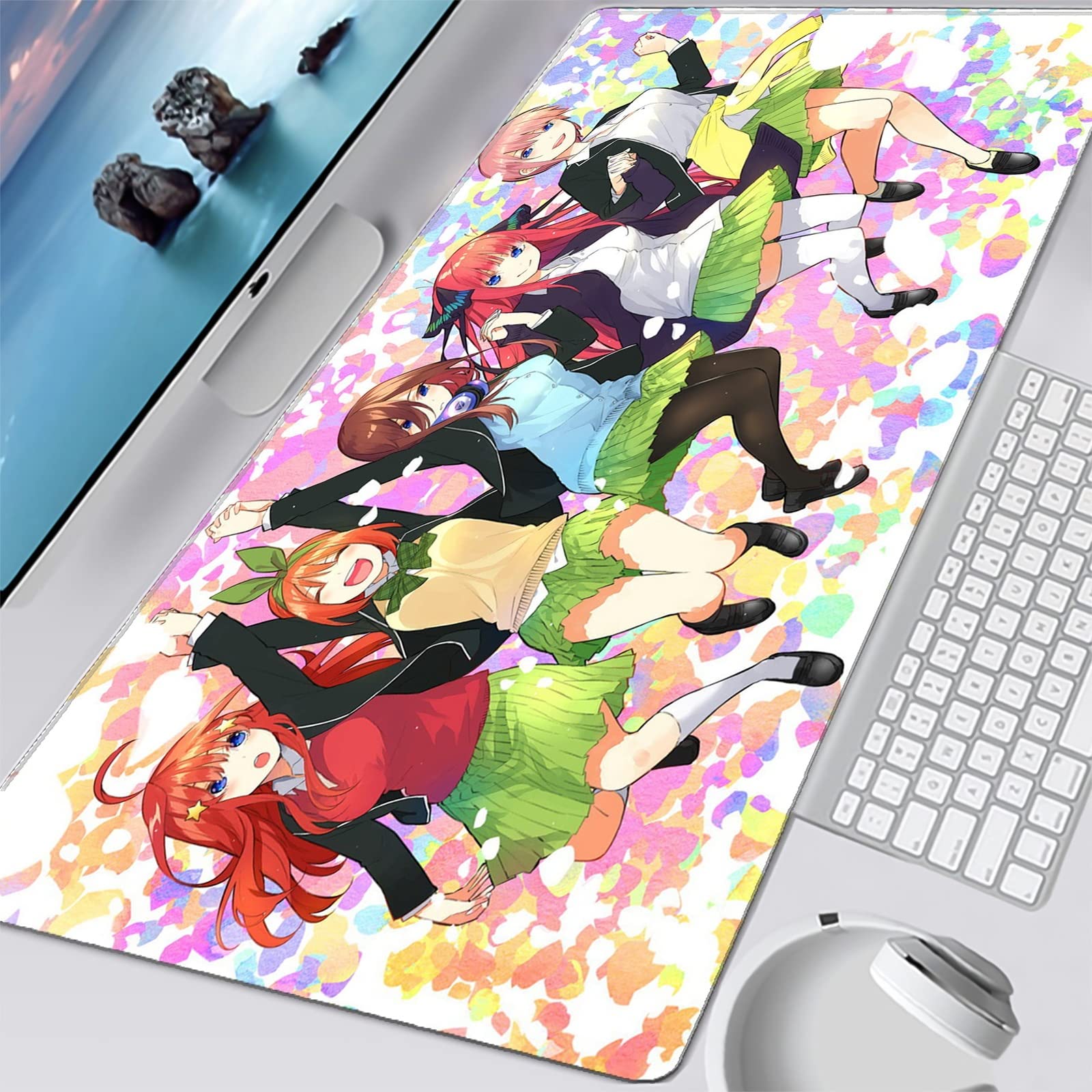 中野三玖　マウスパッド プレイマット　ラバーマット Amazon | プライベートスクール 五等分の花嫁 中野三玖 なかの