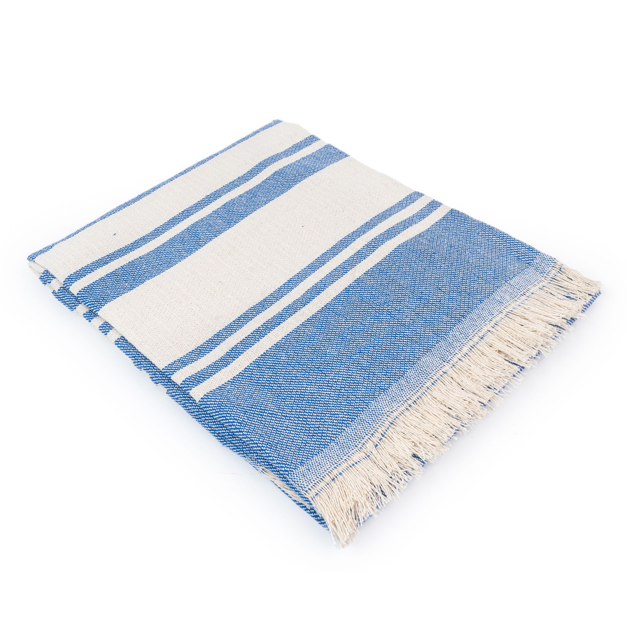 Wanapix | Toalla Playa Grande | Fouta Playa XXL | Manta para Picnic | Toalla Piscina/Pareo Grande | Beach Towel | 170x125 cm - Azul