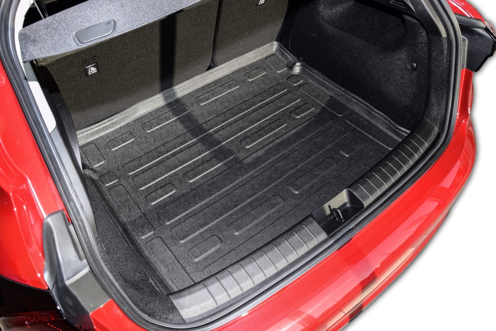 SCOUTT Tapis De Coffre sur Mesure pour Fiat Tipo 5P. Berlina Depuis 2015, Noir, Antidérapant, Bord Haut, Toutes Saisons