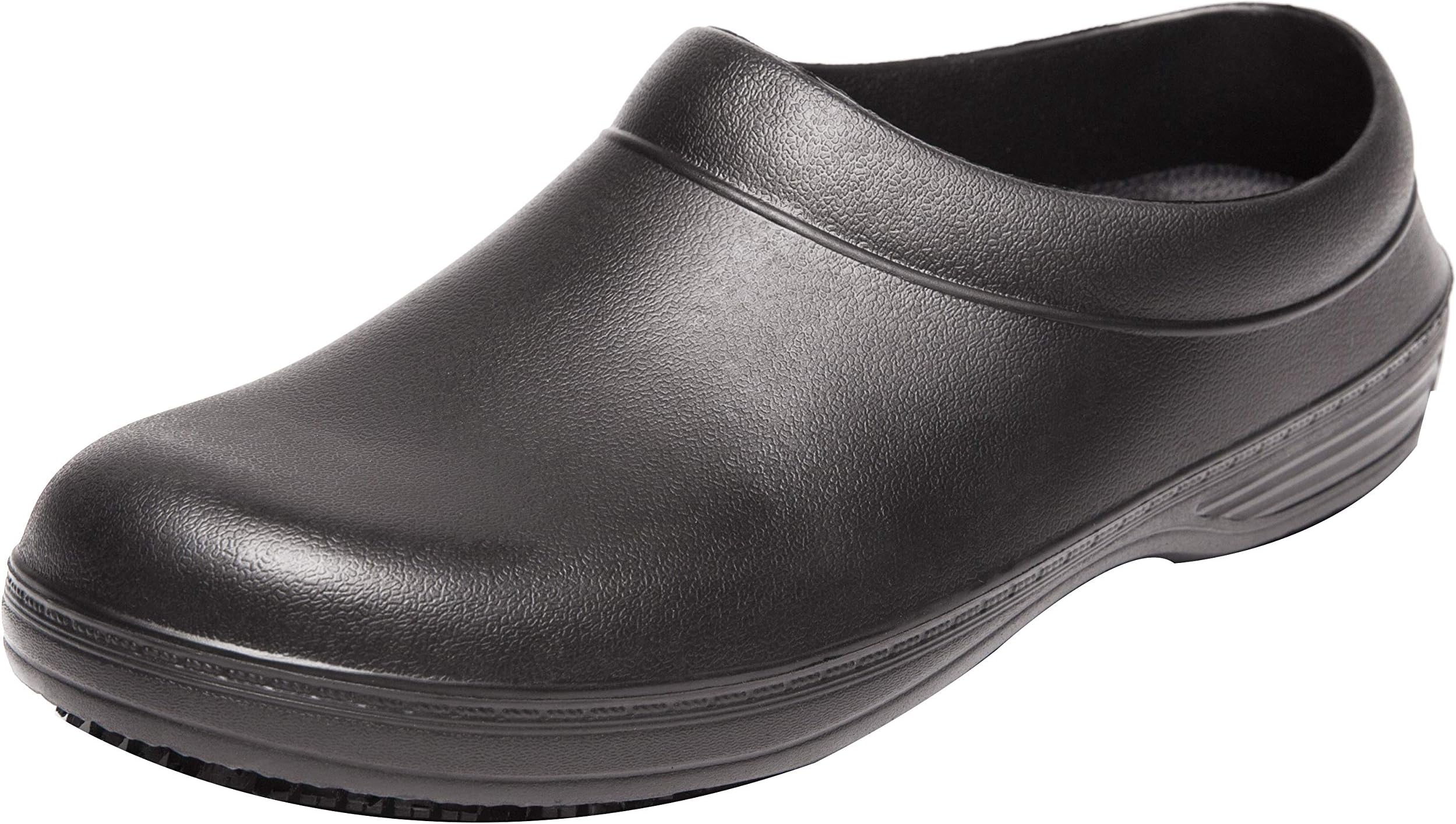 Men and Women's Oil Water Resistant Nursing Chef Shoes Non-Slip Safety Working Shoes for Kitchen Garden Bathroom(7.5 Men/8.5 Women/9.84″,40 Black)