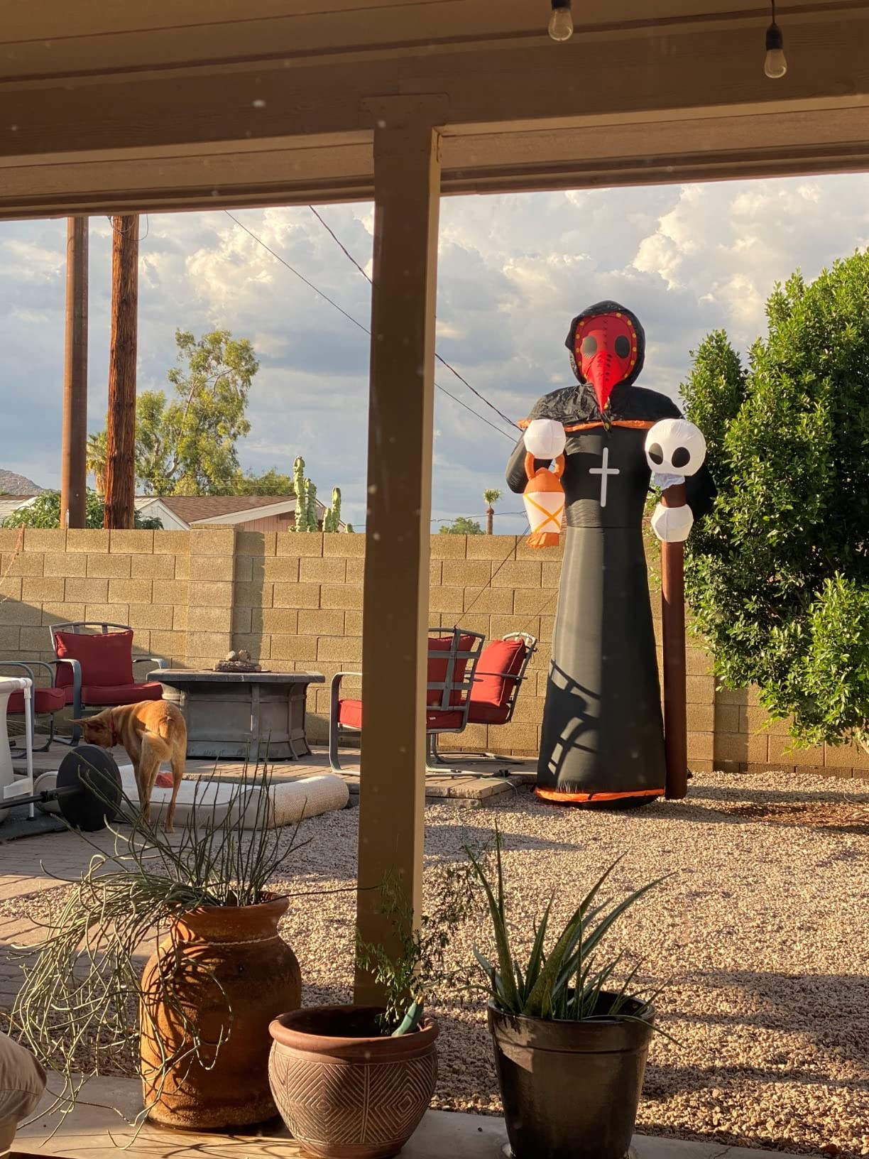 $4/mo - Finance BLOWOUT FUN 10ft Halloween Inflatable Plague Doctor ...