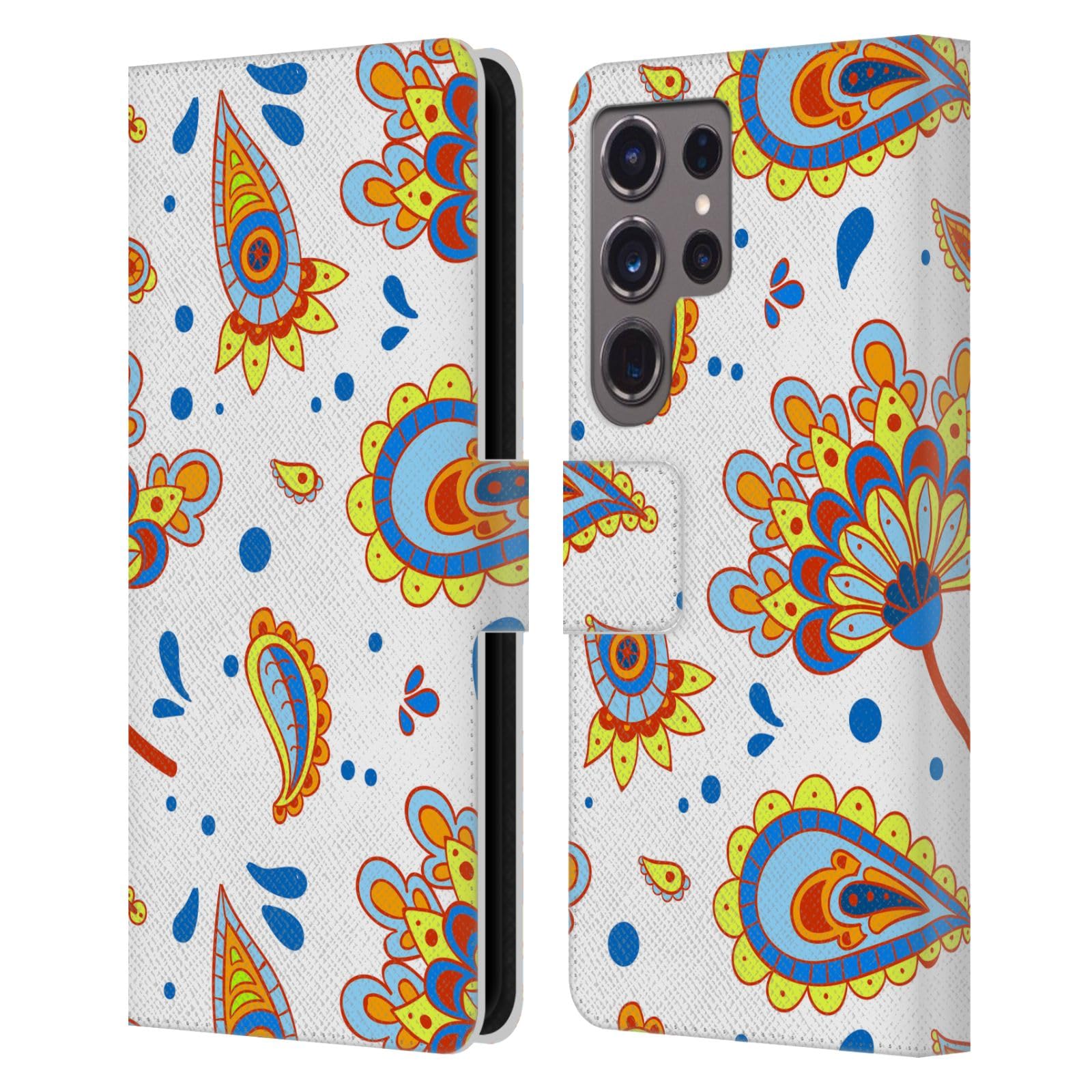 Funda para Samsung Galaxy S24 Ultra 5G con tarjetero y soporte soporte horizontal Haroulita 7