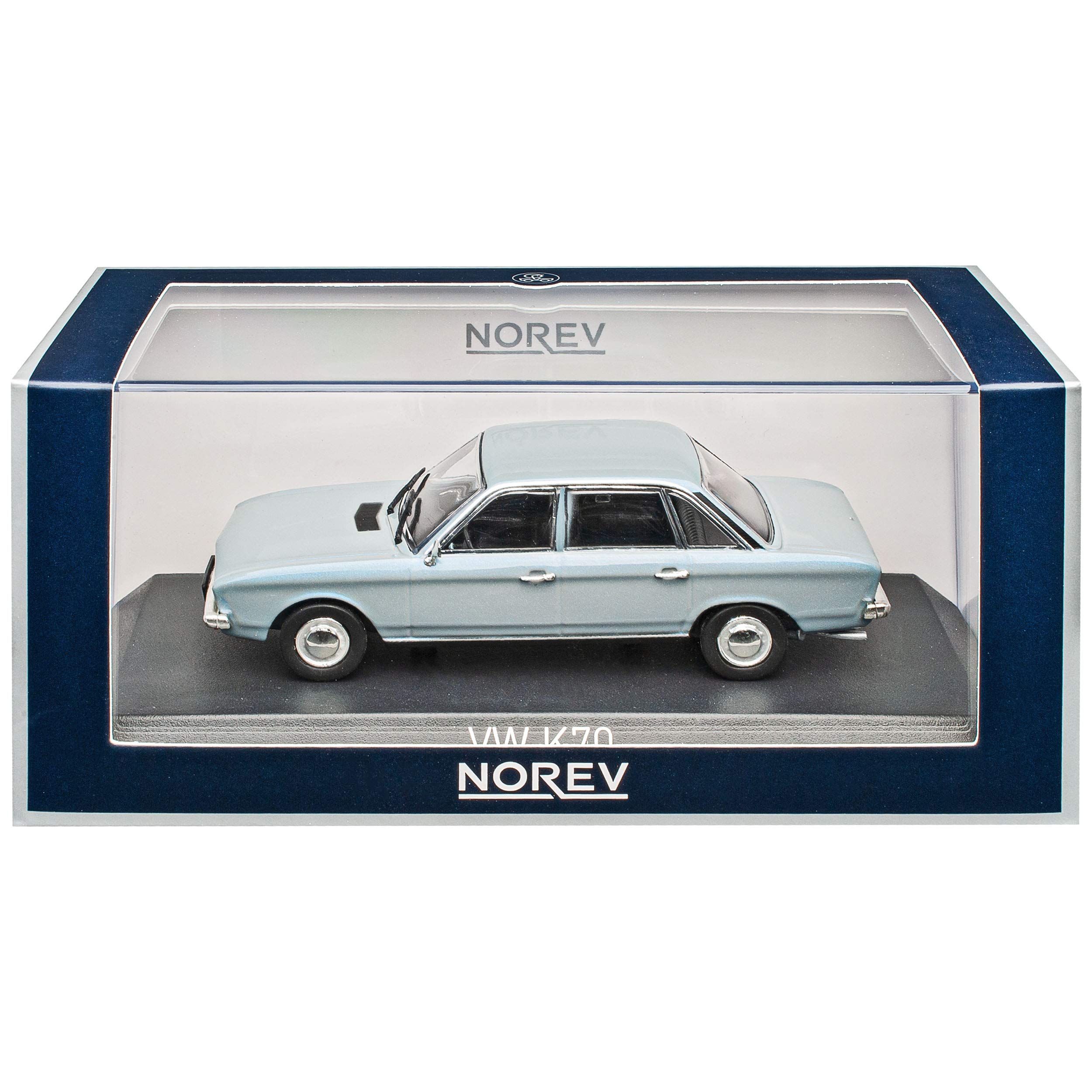 Volkwagen K70 Limousine Hell Blau Grau Metallic 1970-1975 1/43