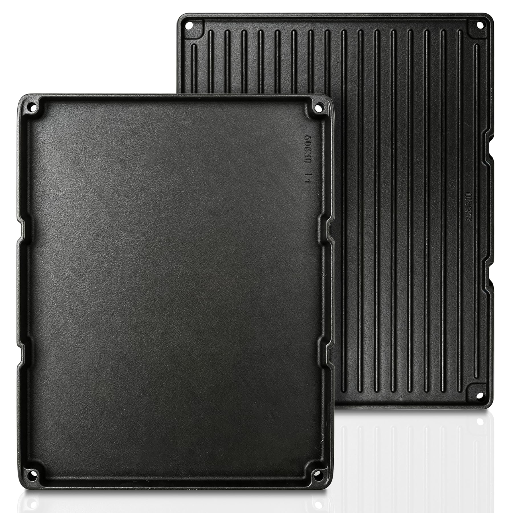 Cast Iron Griddle for Nexgrill Replacement Parts 4-Burner 720-0830H 720-0830X 720-0783E,5-Burner 720-0888 720-0888N,Char-Broil Uniflame Kenmore Gas Grill Griddle Plate for Nexgrill Parts 60830 DC134