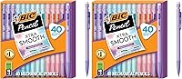 Vista 8 de BIC Lápiz mecánico Xtra Smooth de punta media de 0.028 in, recargable y retráctil, paquete de 40