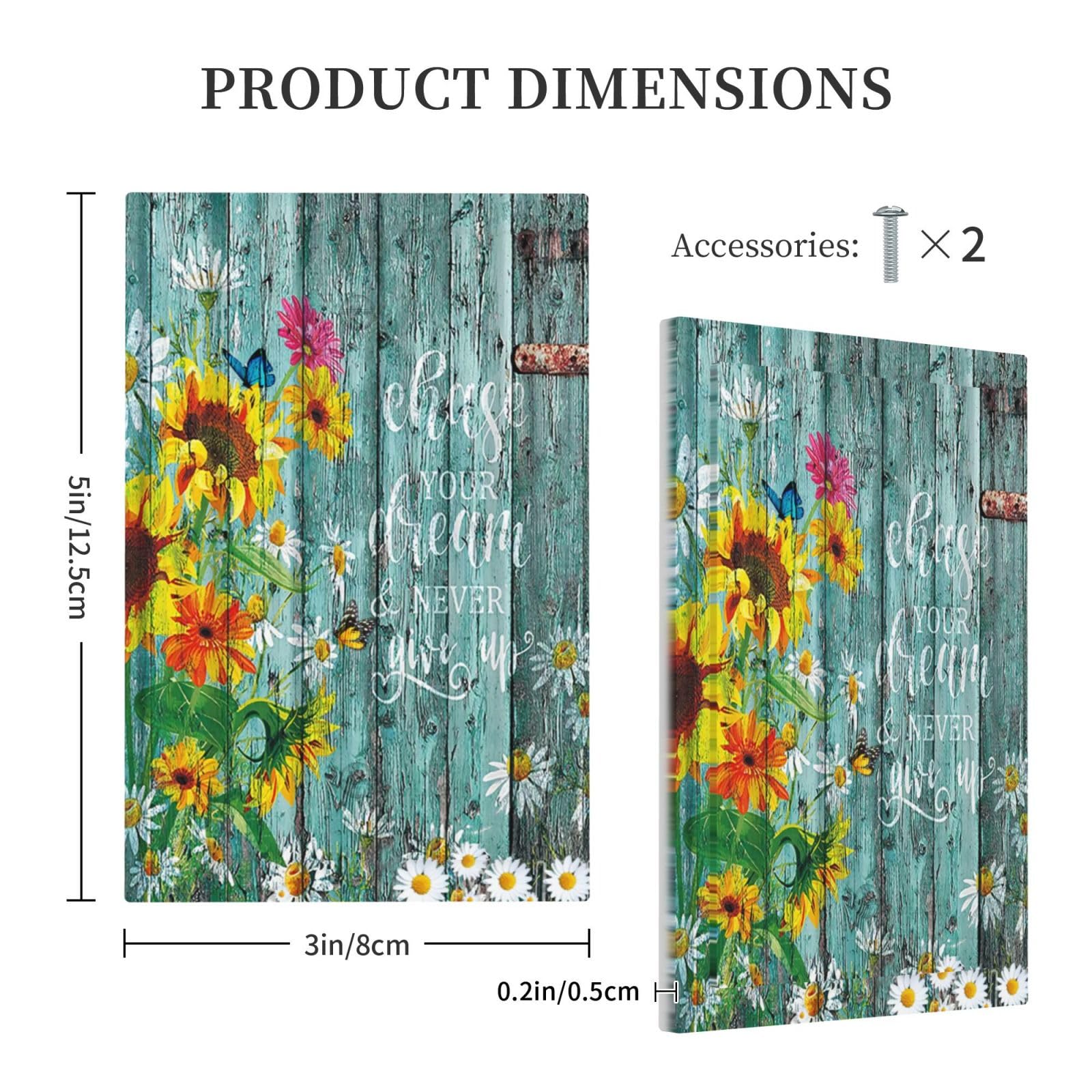 Rustic Floral Wall Plate - Vintage Watercolor Switch Cover -30 Rustic Floral Wall Plate - Vintage Watercolor Switch Cover -30