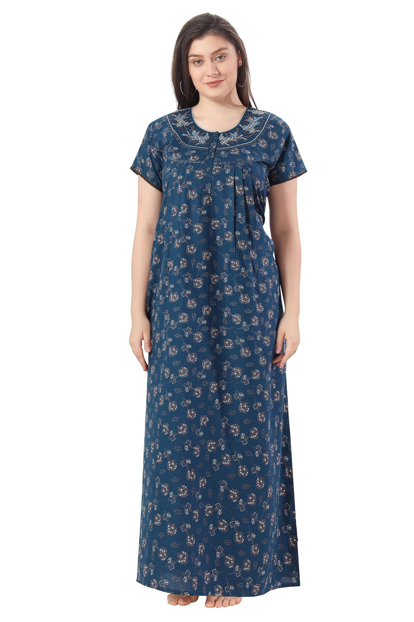 soulemo Women's Printed Alpine Nighty 1657-picture-43