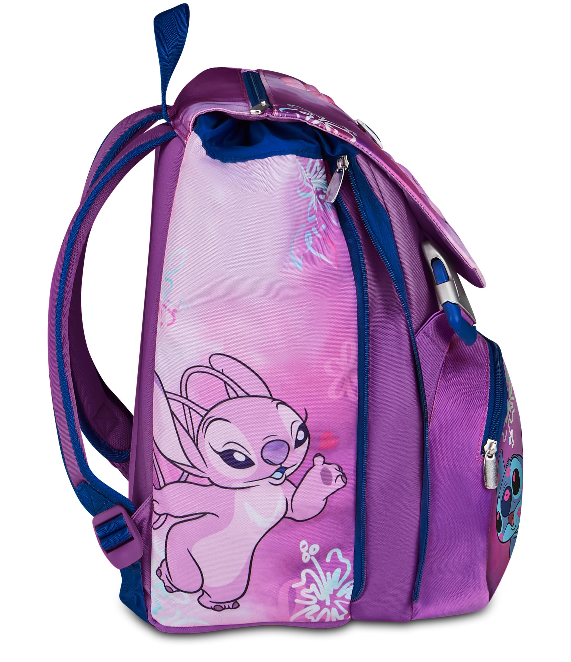 Seven Stitch Zaino Estensibile, Volume Regolabile, Doppio Scomparto, Tasca Porta Borraccia, Scuola e Tempo Libero, Bambine e Ragazze, viola | Volume Regolabile, Doppio Scomparto, Tasca Porta Borraccia, Scuola e Tempo Libero
