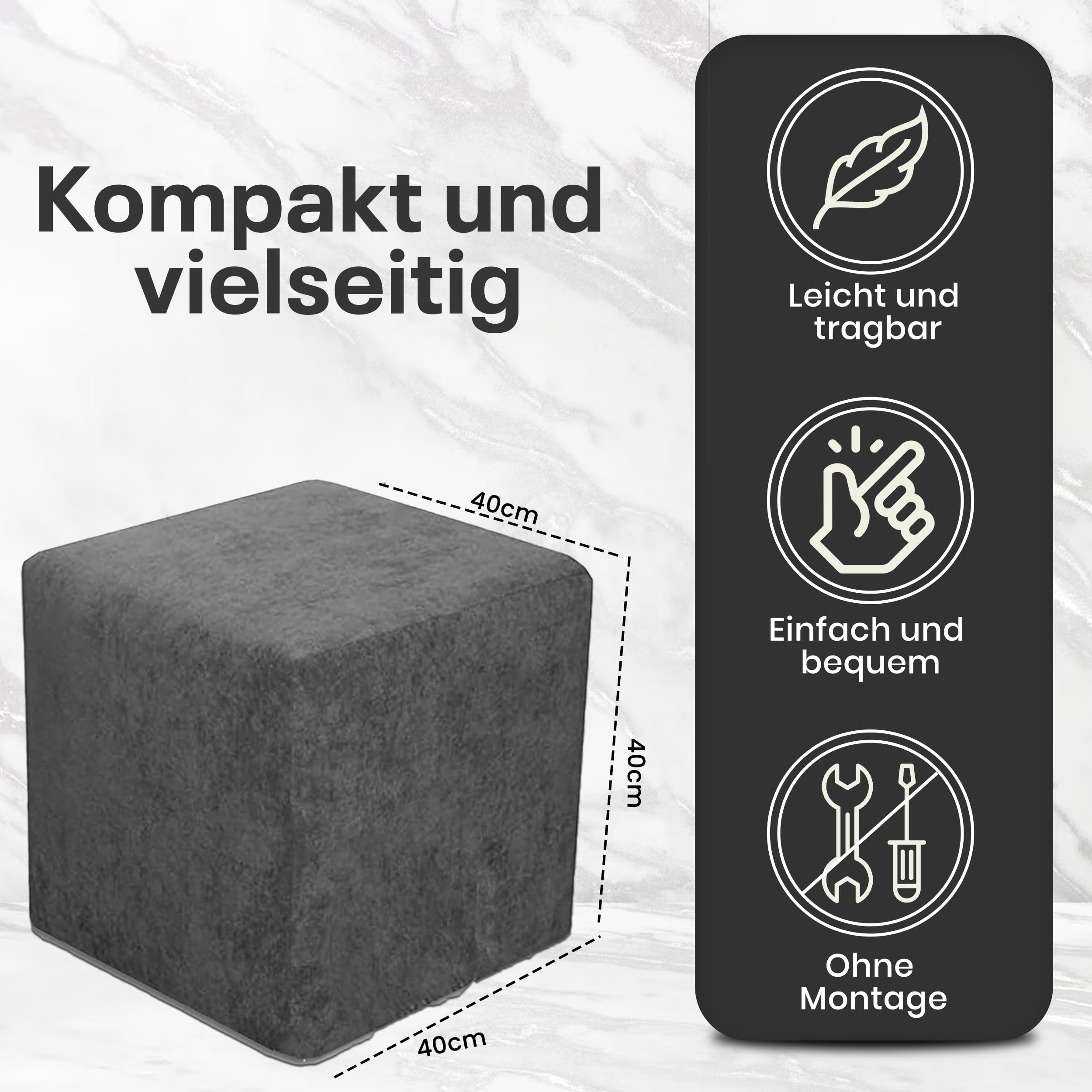 4myBaby GmbH Taburete (Anthracite)