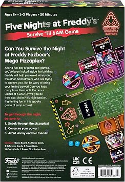 FUNKO GAMES FNAF Survive 'Till 6AM Game (Security Breach Edition)