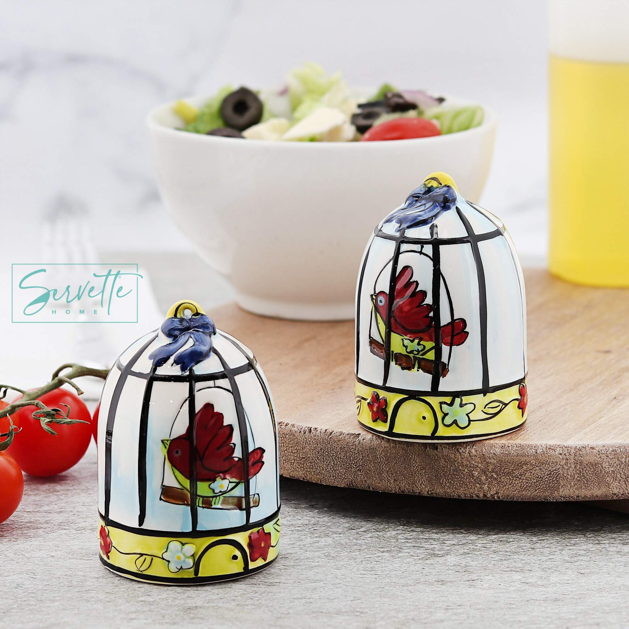 Amazon.com: Ceramic Bird Salt and Pepper Shaker Collectors Kitchen