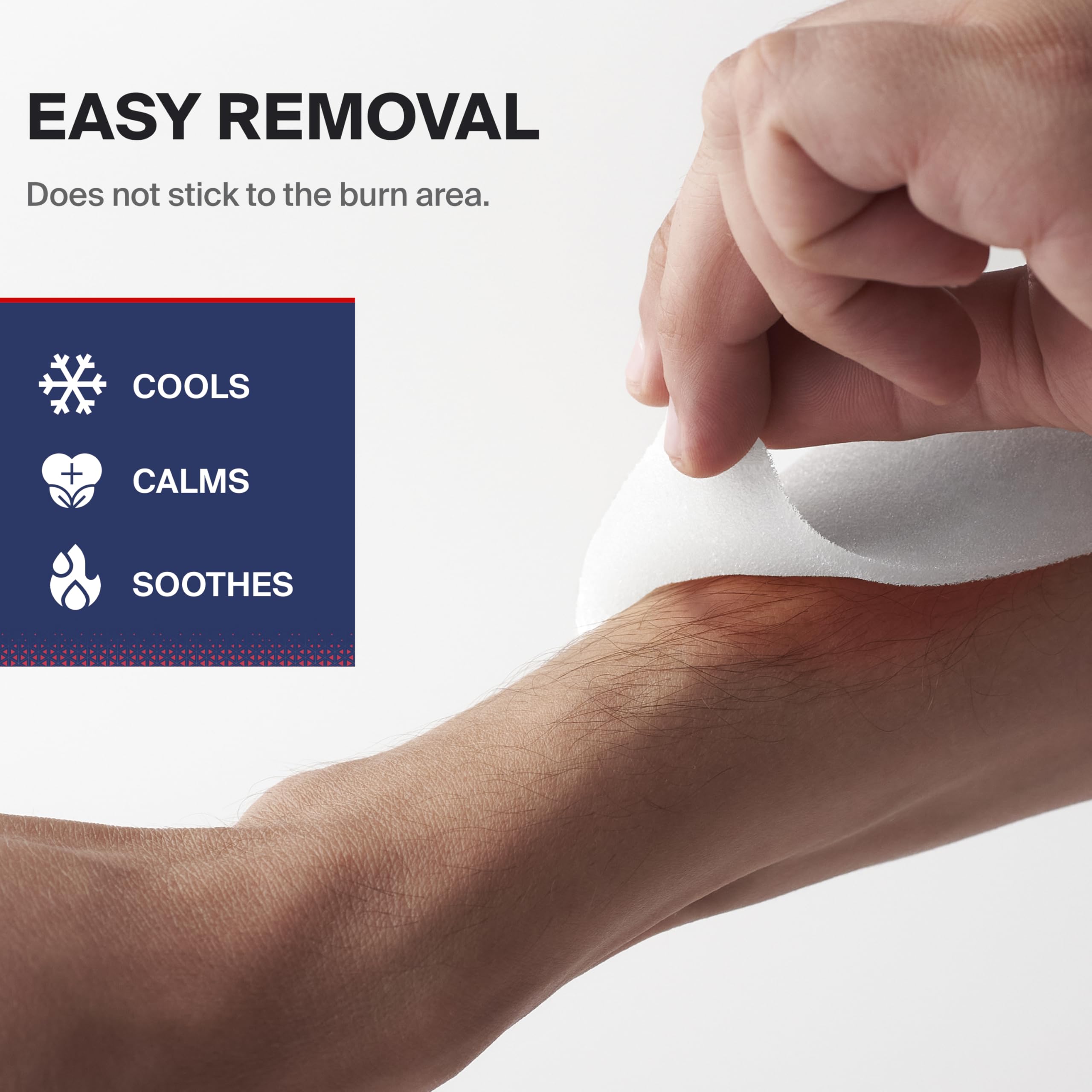 SurviveX Hydrogel Burn Dressings - First Aid Burn Care Pads, 5-Pack — Amazon image 7