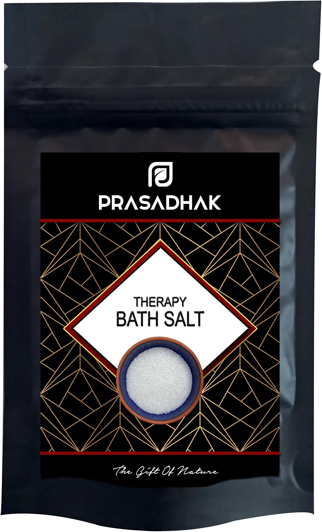 Prasadhak Epsom Bath Salts Soak For Pain relief Sore Muscles Injuries home cleaning and Gardening 1000 grams