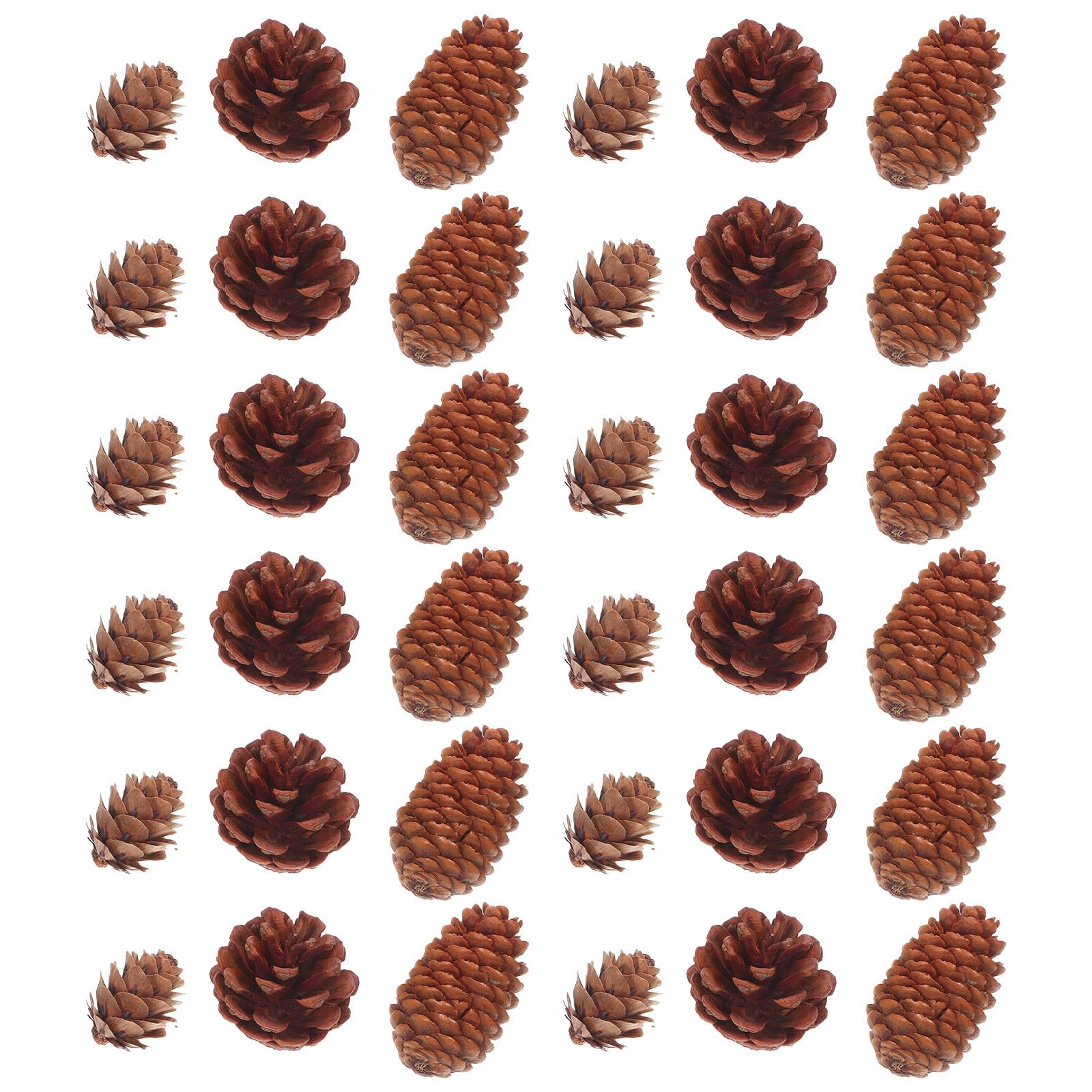 120 Pezzi Mini Pigne Naturali per Decorazione Natalizia, Pigne di Pino Riutilizzabili Fascino Rustico per Albero di Natale e Ghirlande Festive