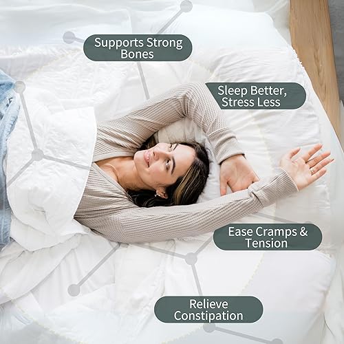 Miniatura 7 de Complejo triple de magnesio - 150 mg de magnesio elemental, glicinato de alta absorción, malato, citrato - 120 cápsulas veganas, probado en