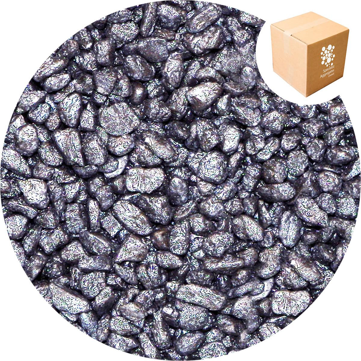 Specialist Aggregates 15Kg Fish Tank Gravel - Pearlised xxxx Decorative Gravel/Stones | Aquarium | Terrarium | Home | Garden | Vase | 12 COLOURS | UK Manufacturer