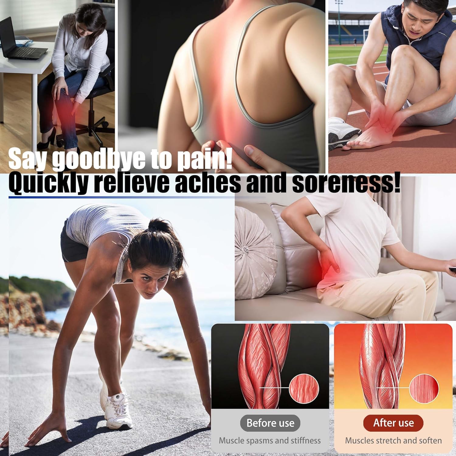 16 Head Massage Gun Deep Tissue, High Power Percussion Massager with 9 Styles & Levels, Uiet Muscle Massage Gun for Back, Shoulders, Legs, Foot, Body Muscle Pain Relief