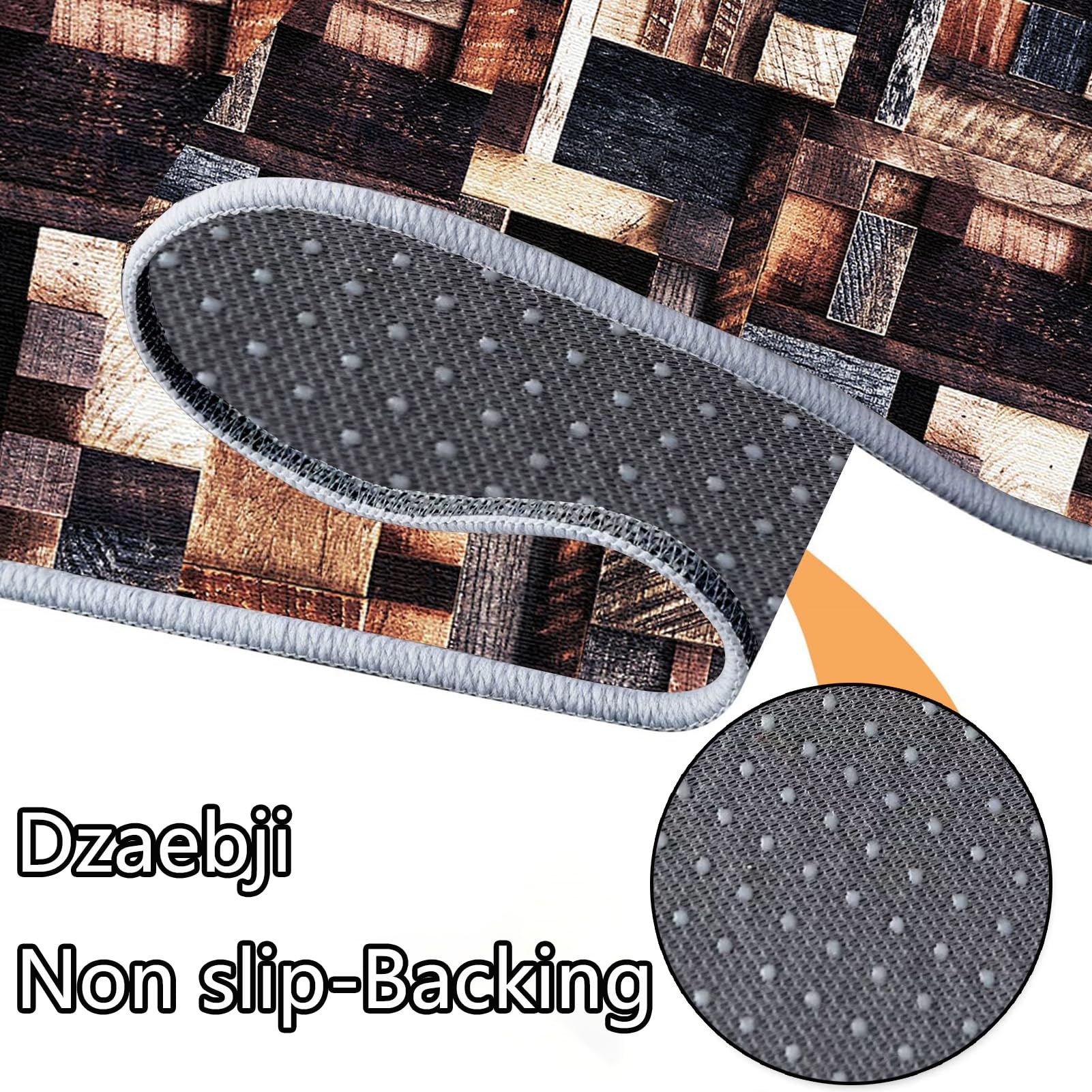 Teppich Läufer Flur Lang 50 x 300 cm rutschfest Küchenläufer Waschbar Teppichläufer Flur Küchenteppich Flurläufer Eingangsteppich Schmutzfangmatte Kurzflor Bettumrandung Teppich Flur für Wohnzimmer