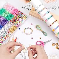 Vista 56 de Cuentas de pony negras para pulseras de amistad, fiesta de vacaciones, plástico, 1000 piezas, cuentas de Halloween para hacer joyas, pulseras DIY