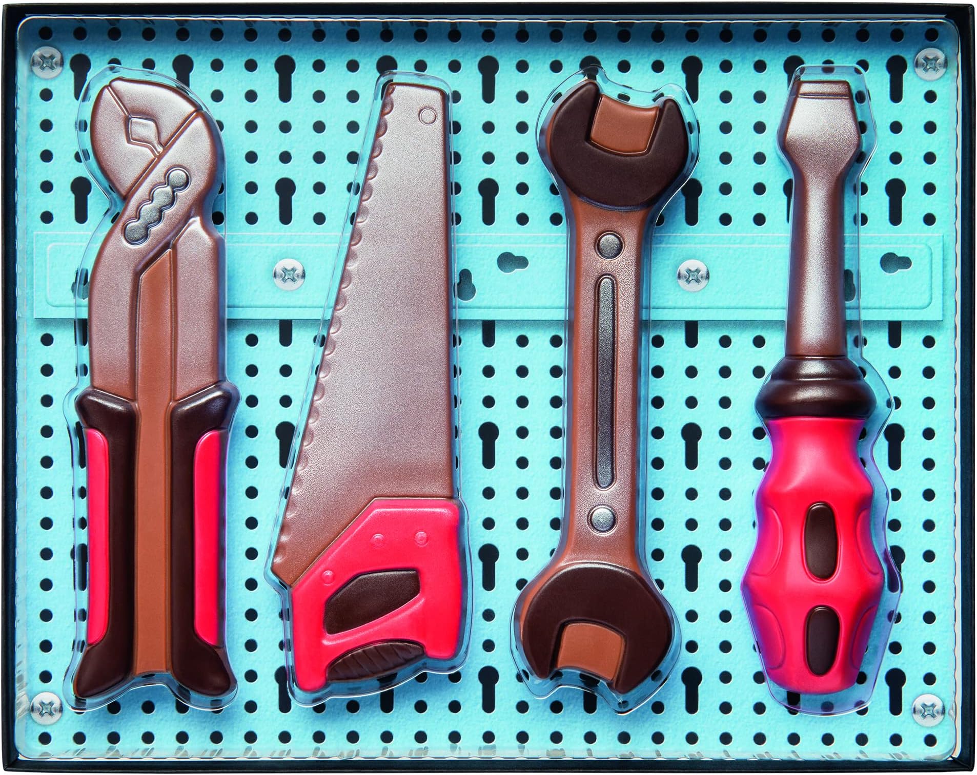 HTUK Chocolate Tool Kit Set 150g Milk Chocolate Tools with Metallic Finish
