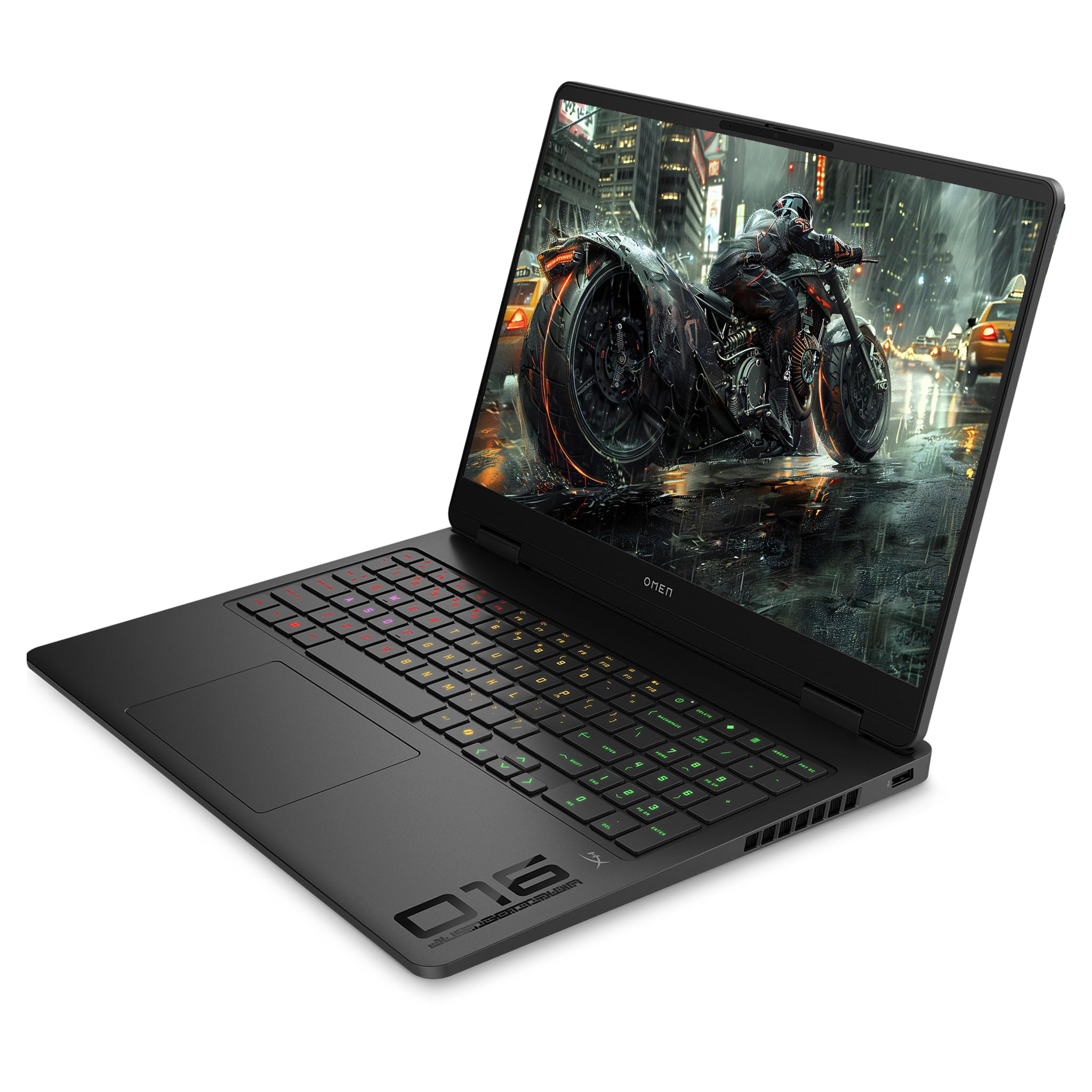 HP Omen 16 Gaming Laptop, AMD Ryzen 9 8940HX, 64 GB DDR5 RAM, 1 TB PCIe SSD, 16" FHD (1920x1200) IPS 144Hz Display, Nvidia Geforce RTX 5070, Deutsches Tastatur, Windows 11 Pro, Shadow Black