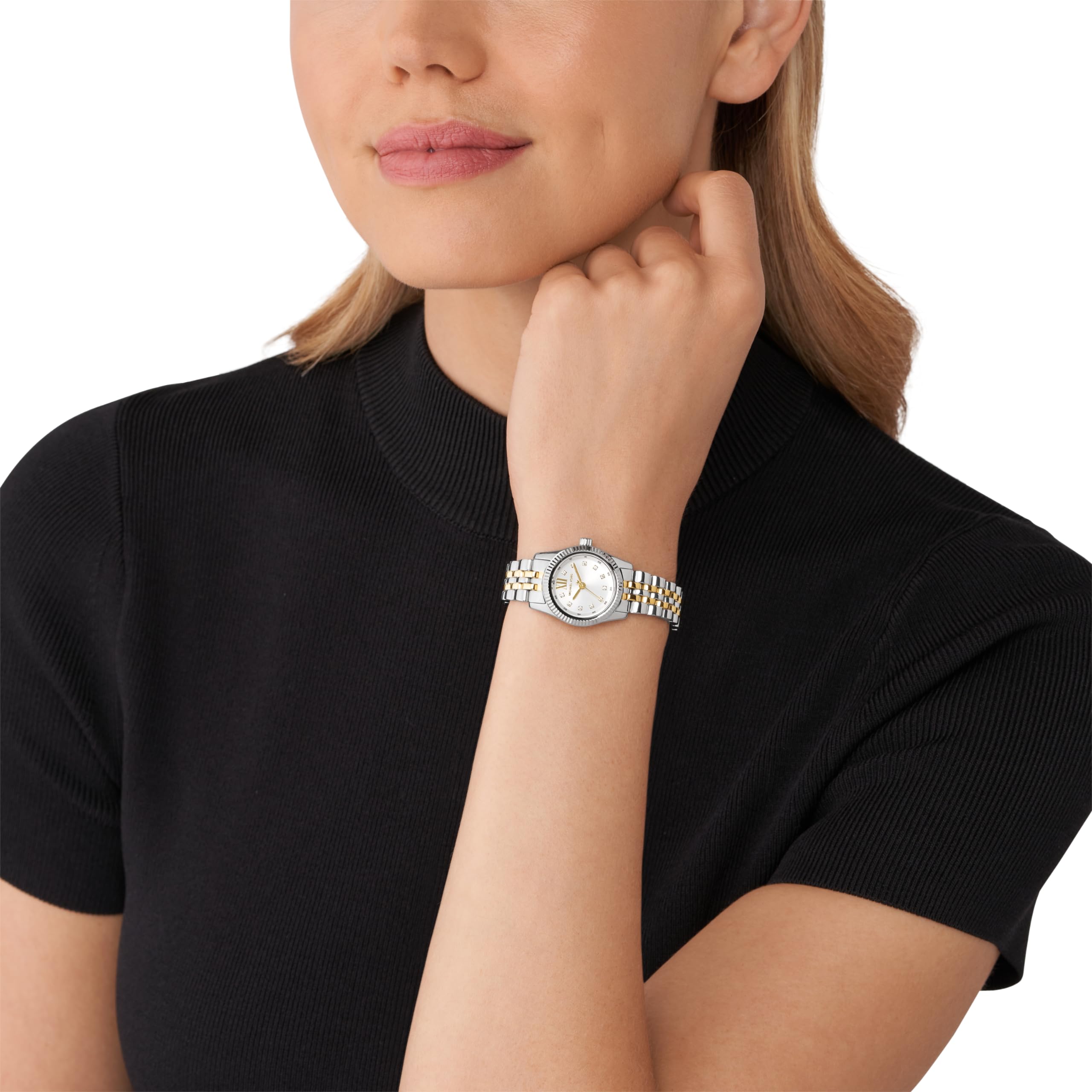 Michael Kors Reloj Analógico para Mujeres de Cuarzo con Correa en Acero Inoxidable MK4740