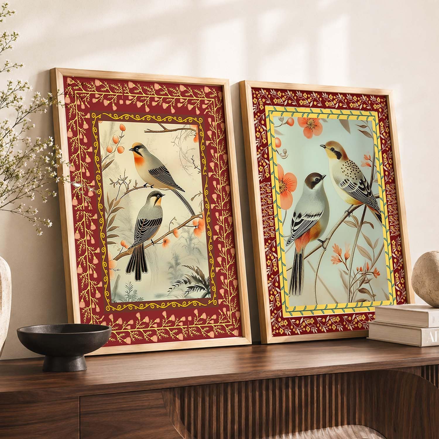 Madhubani Wall Art Paintings - Indian Home Decor -11