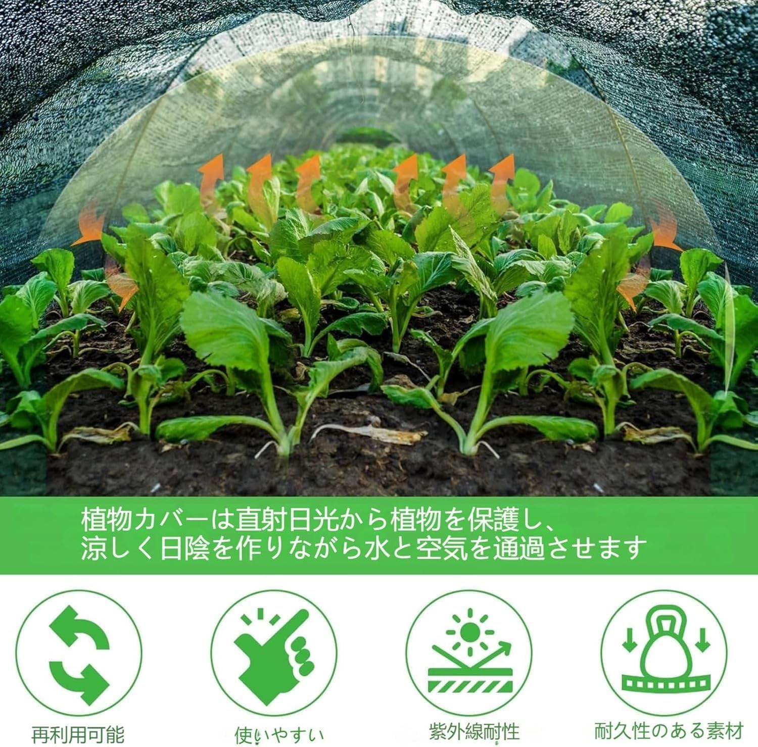 菜園プランター用支柱 防虫ネット 2個セット トンネル栽培セット ガーデントンネル 支柱付き 夏日よけと通気性 虫よけ 屋外温室キッ 防虫ネット トンネル支柱セット 85cm×3m 1mm目 折畳可能 虫除け