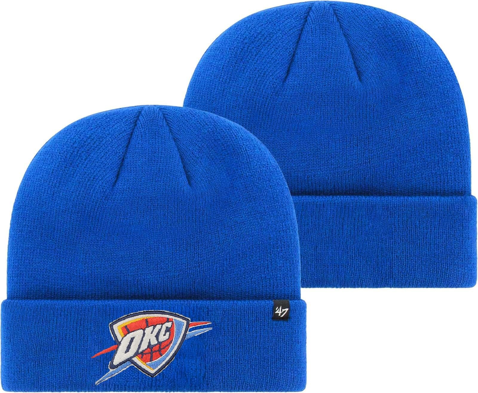 '47 MLB Unisex-Adult Primary Logo Cuffed Knit Primary Logo Team Color Beanie Hat Cold Weather Hat, One Size