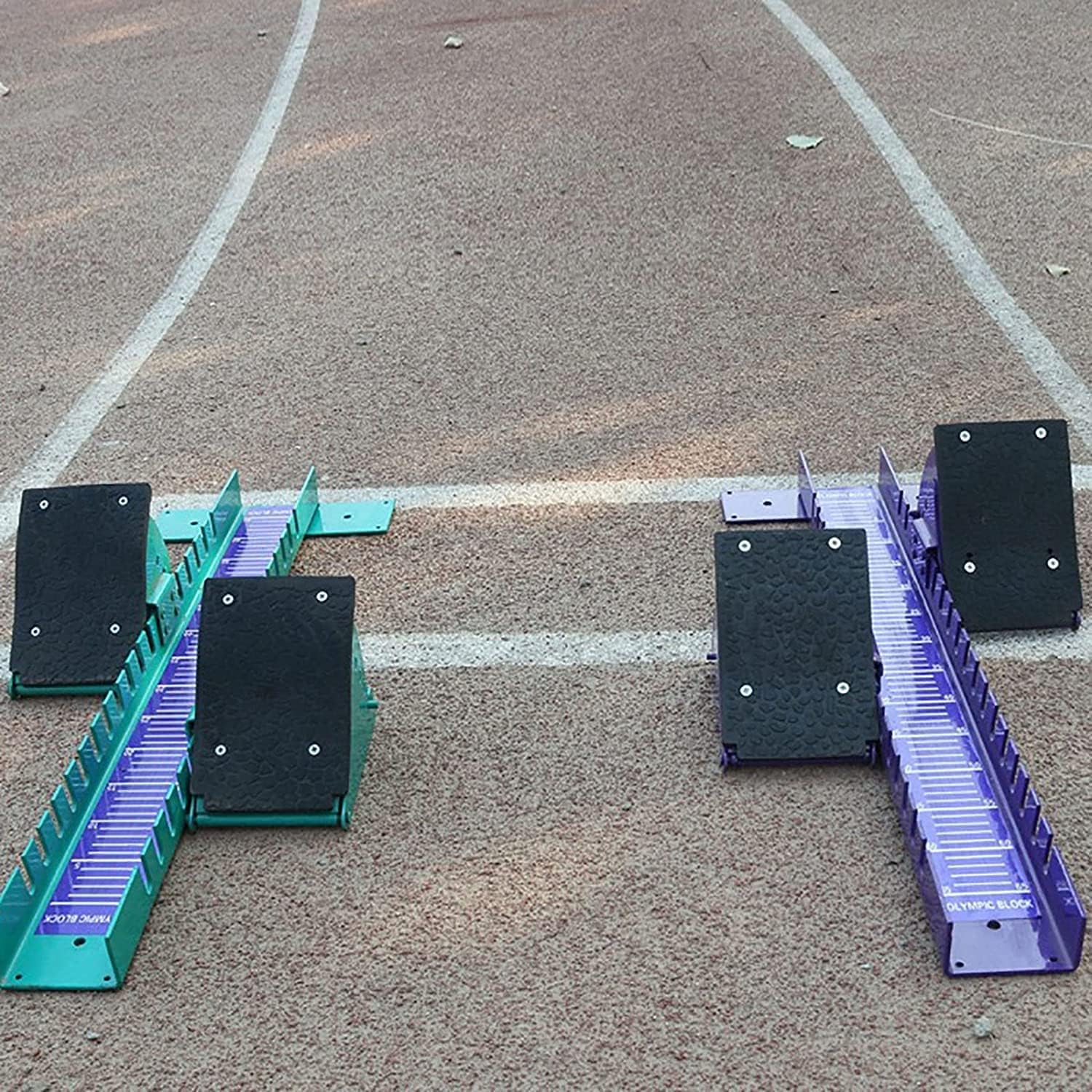 Verstellbarer Aluminium-Startblock für Leichtathletik-Training