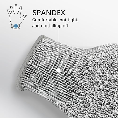 Miniatura 7 de Guantes resistentes a cortes, EN388 Nivel 5 Guantes resistentes a cortes, Guantes sin cortes, Guantes a prueba de cortes, Grado alimenticio