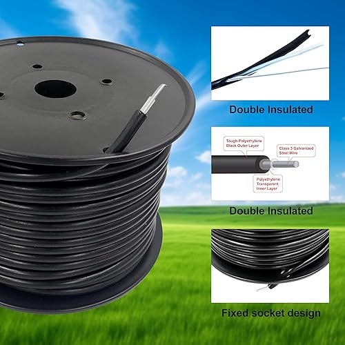 Miniatura 3 de Cable duro subterráneo de doble aislamiento eléctrico (328 pies, calibre 12-12)