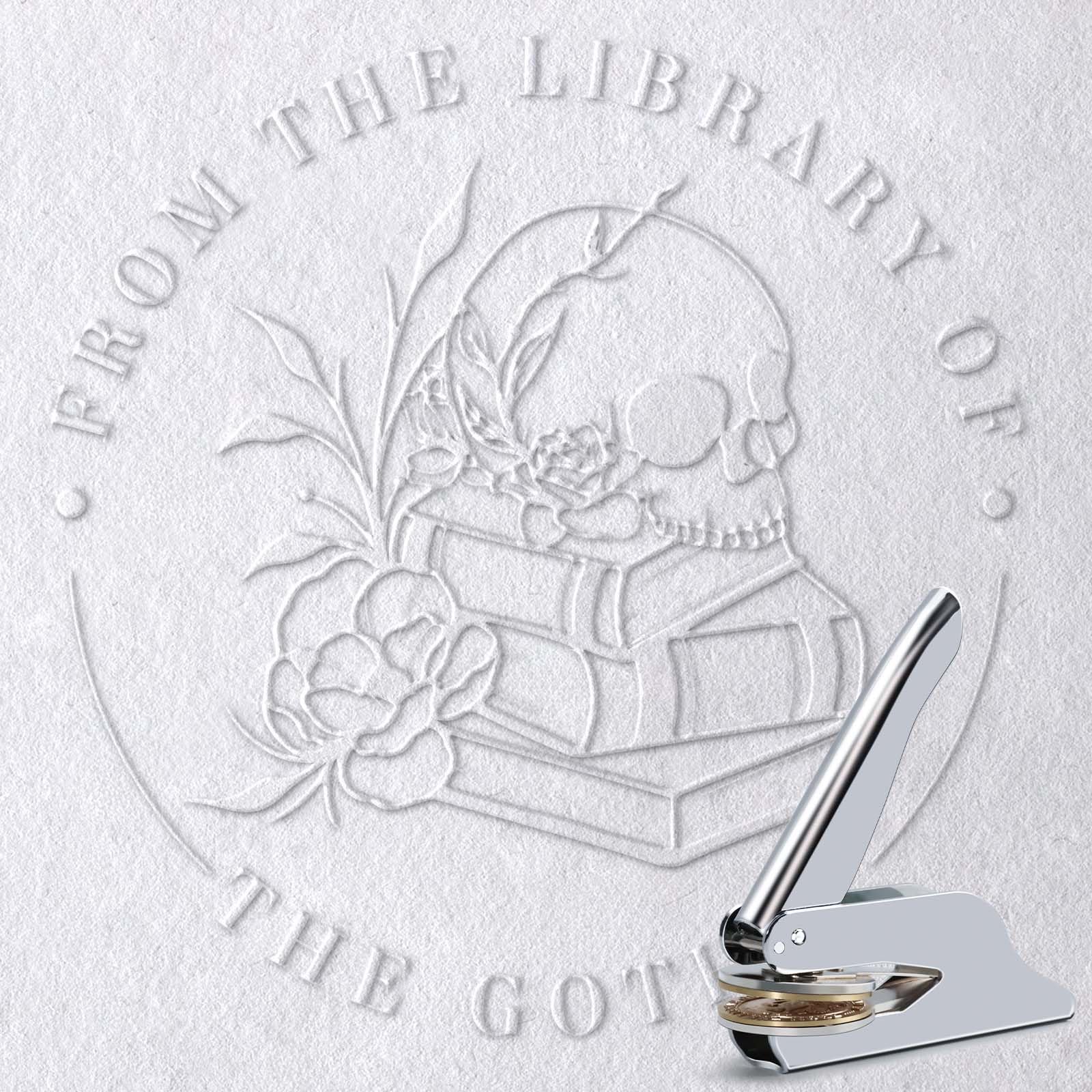 Timbres et loisirs créatifs personnalisés avec l'embosser Book Lover