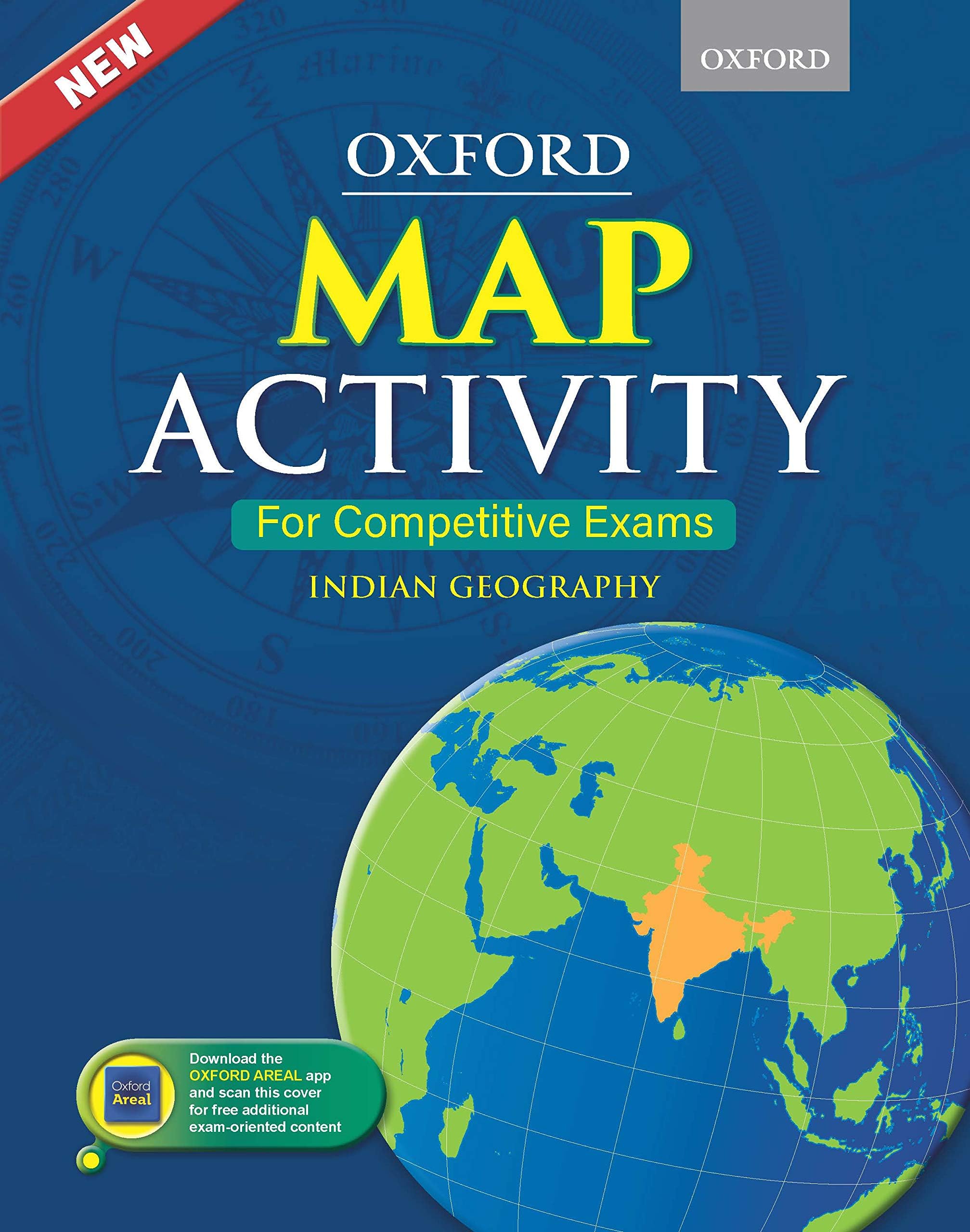 Oxford Map Activity Book For UPSC and Other Exams | Includes Practice Exercises based on questions of competitive exams