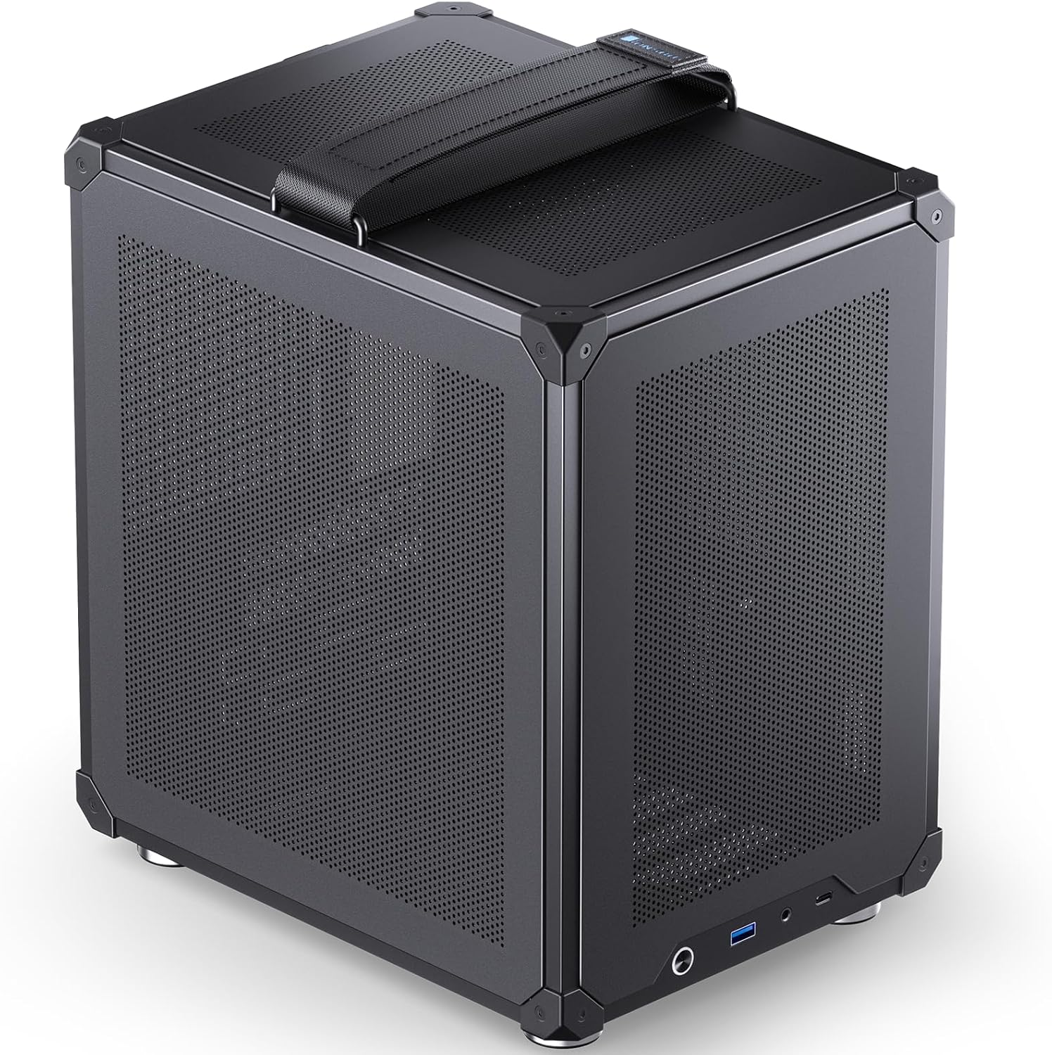 JONSBO C6-ITX Black Mini ITX Handled Mesh PC Case