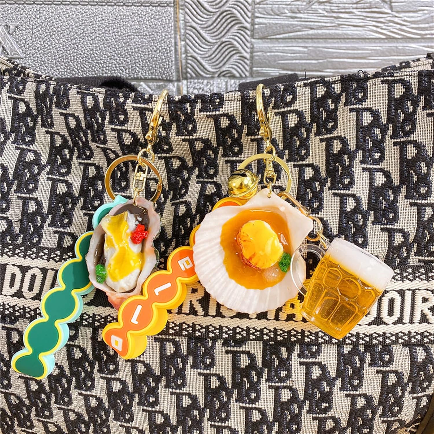 Xinbalove Cute Creative Conch Design Bags Doll Car Key Backpack Keychain Pendant Boys Girls Men Women Soft PVC Portable Key Ring Accessories for Christmas New Year Present - Image 5