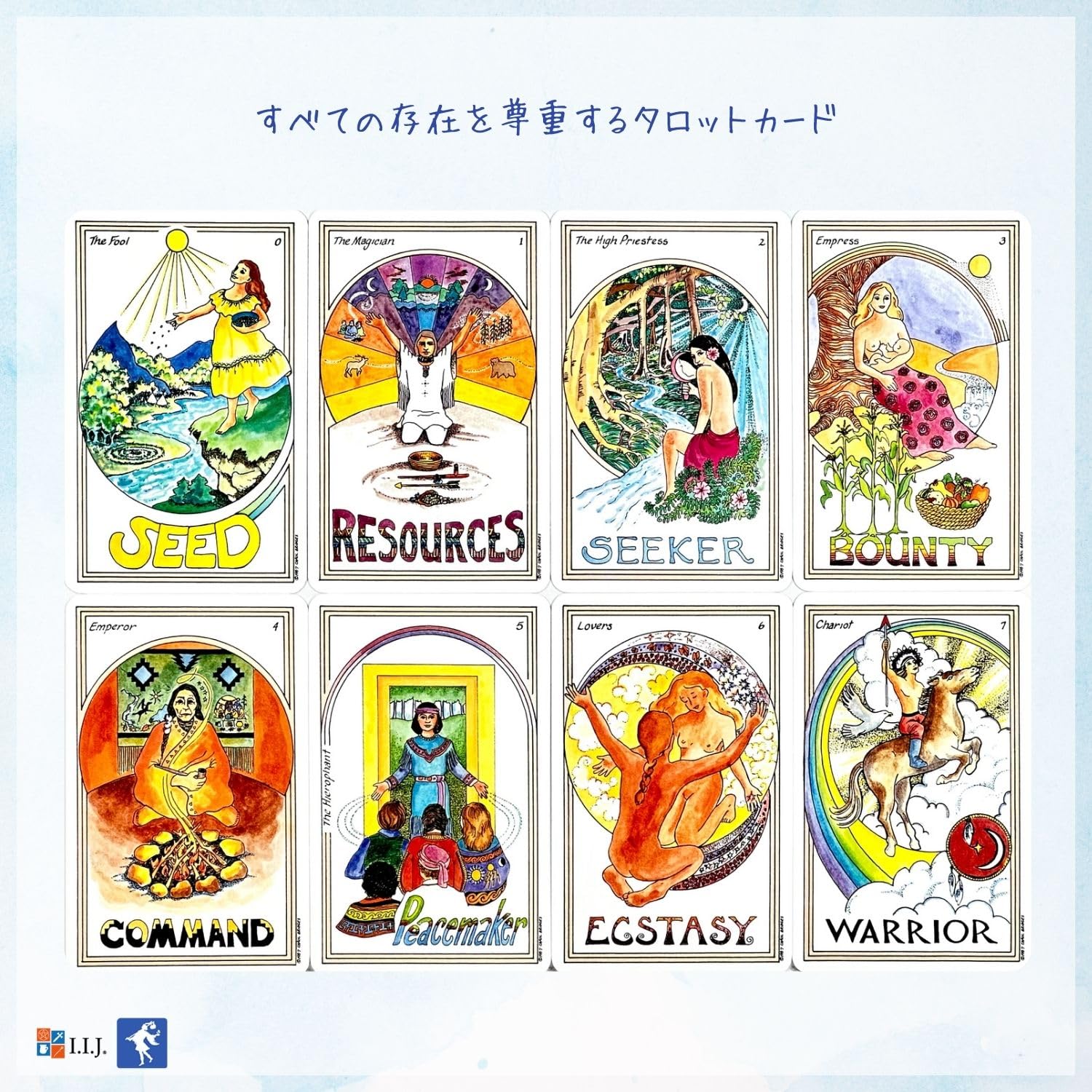 Amazon.co.jp: I.I.J タロットカード メディシン・ウーマン・タロット