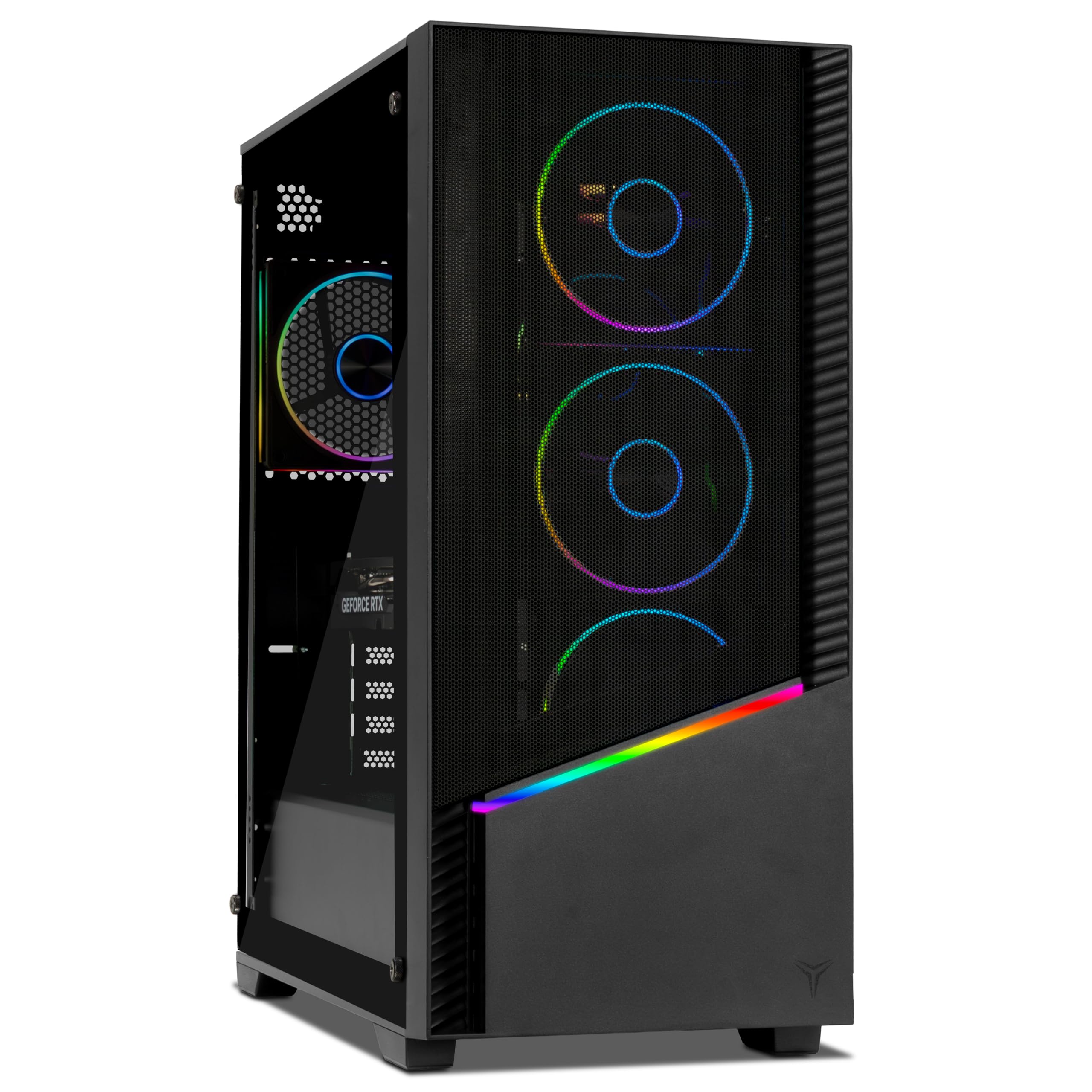 YEYIAN PC Gaming Elara Z5 Copilot Esports AMD Ryzen 5 9600X 6 Cores a 5,4 GHz | NVIDIA GeForce RTX 5060 8GB GDDR7 | 32GB DDR5 6000 MHz | 1TB SSD M.2 NVMe Gen4 | LAN, WiFi, Bluetooth | Windows 11 Pro