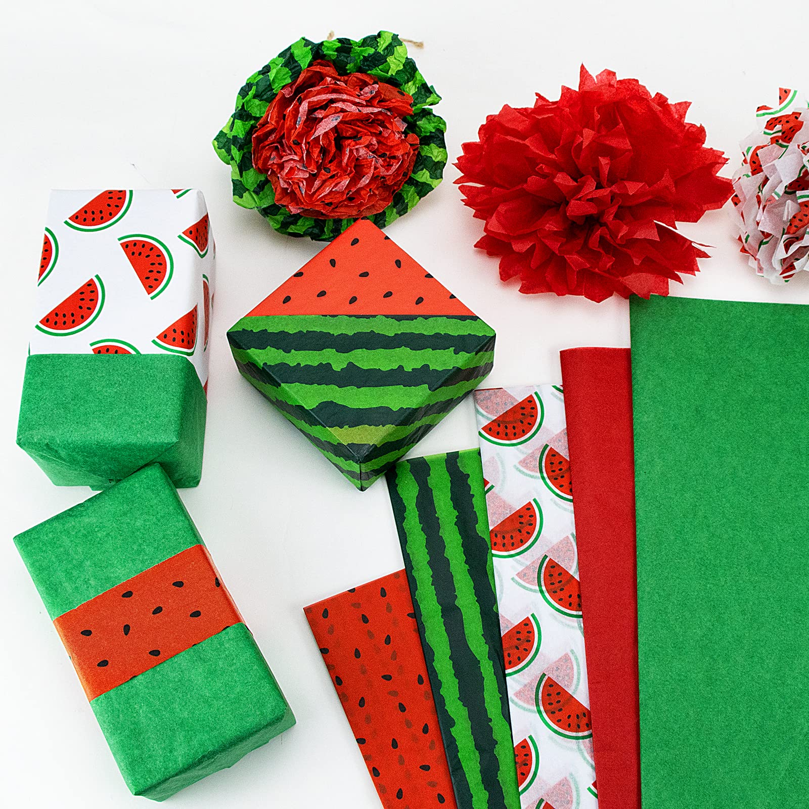 40 x Brand New Covienapp 100 Sheets Tissue Paper Watermelon Pattern Ti