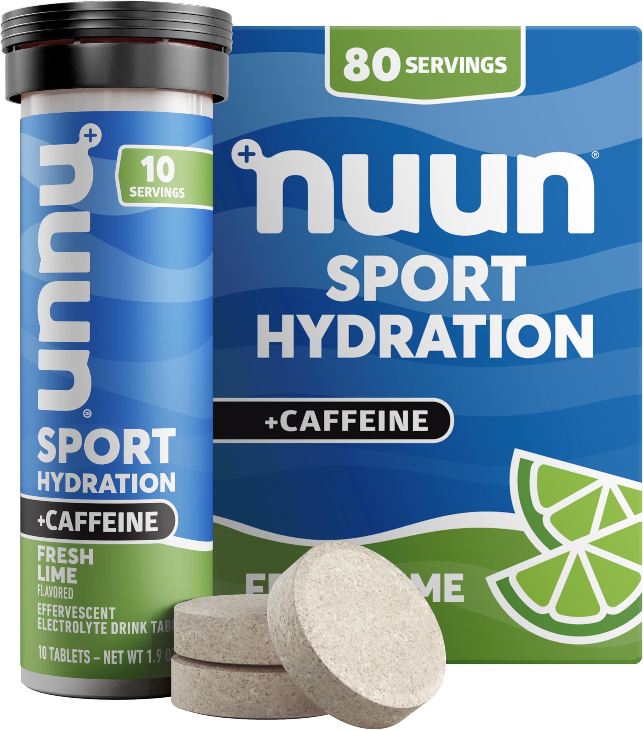 Electrolyte Drink Tabs Energy Fresh Lime, 8 Count, 1.9 Ounce