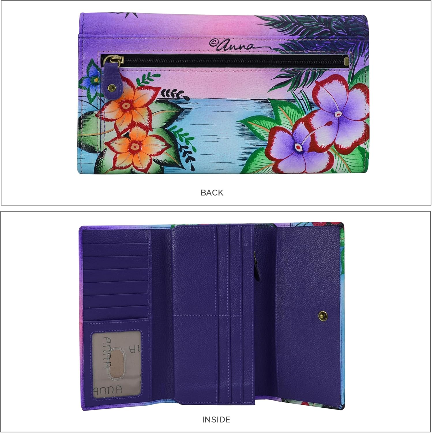 Anna by Anuschka | Hand Painted, Three Fold