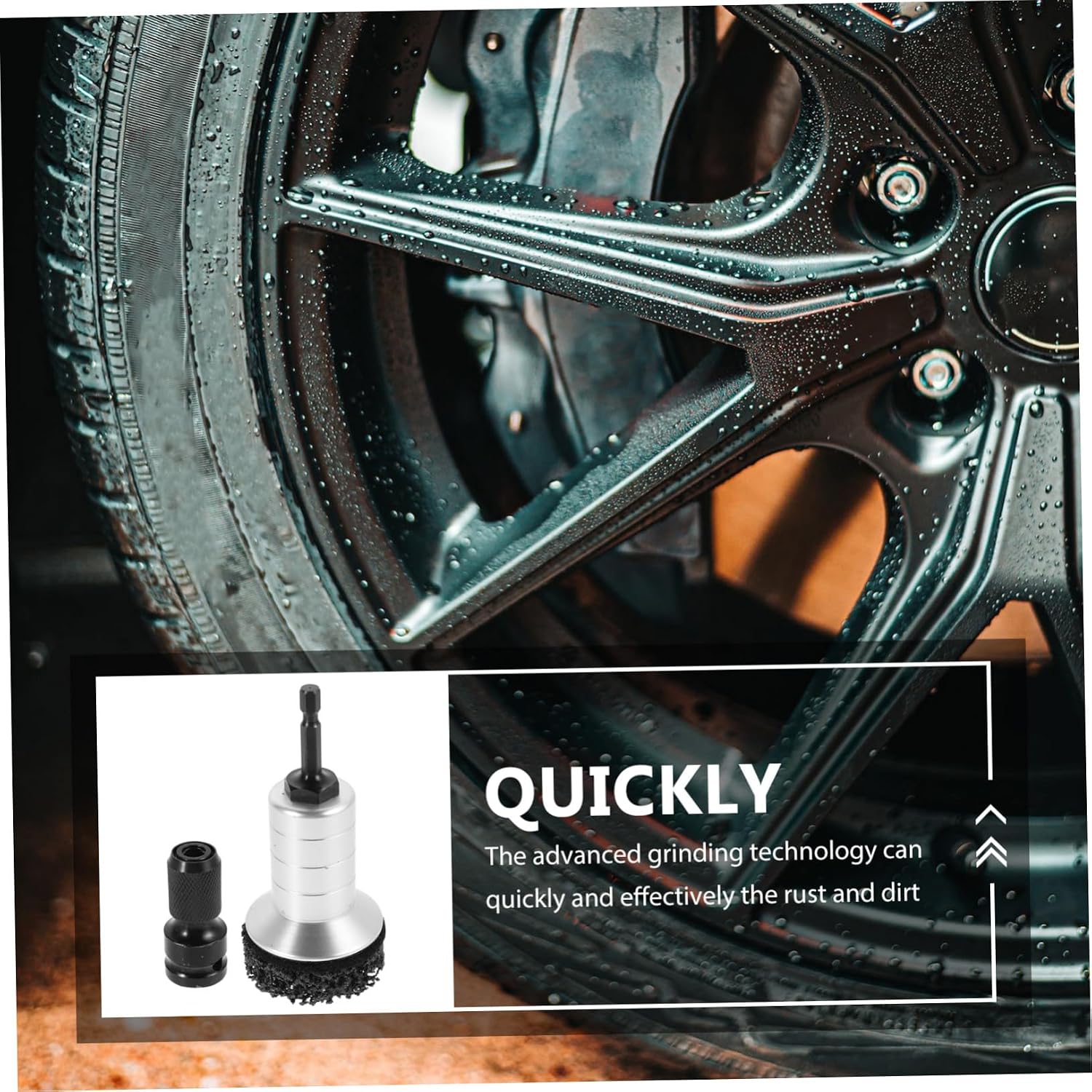 Wheel Hub Cleaning Kit Rust Removal Discs for Drill Hub Cleaning Pads for Commercial Truck