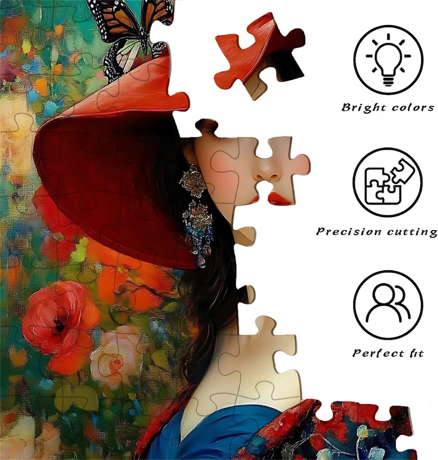 Puzzle 4000 elementów, drewniane puzzle dla dorosłych – Impossible Puzzle 141,5 x 87,5 cm niffy gra myśleniowa i myślenie dla kobiet i mężczyzn, gra rodzinna, dekoracja domu, prezent dla kobiet