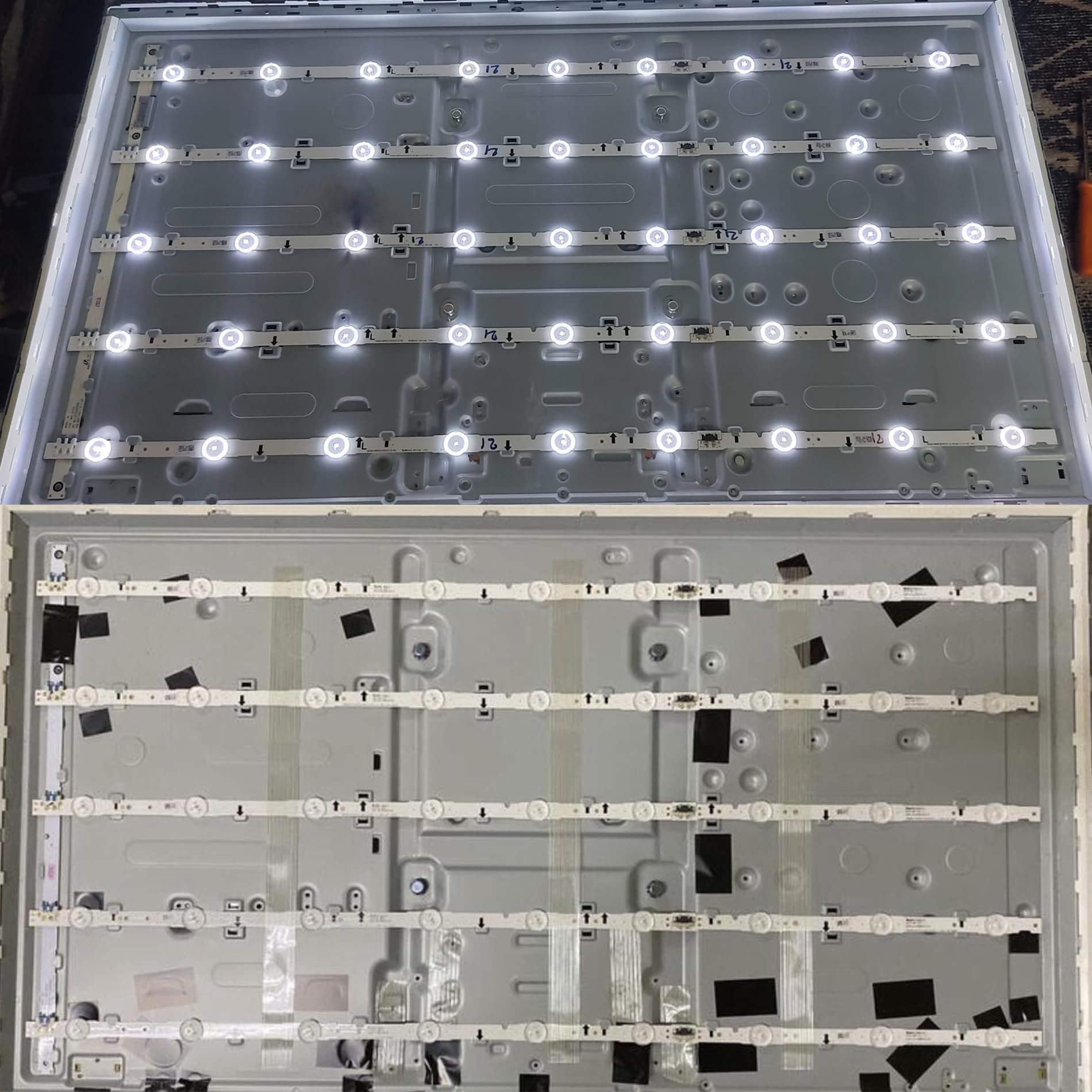 Tira de retroiluminación LED compatible for UE40H5030AW, UE40H5500AW, UE40H5030AS, UE40H6270, UE40H6290, UE40H6400AS, UE40H6410AK, UE40H6410SD, UE40H6500SL